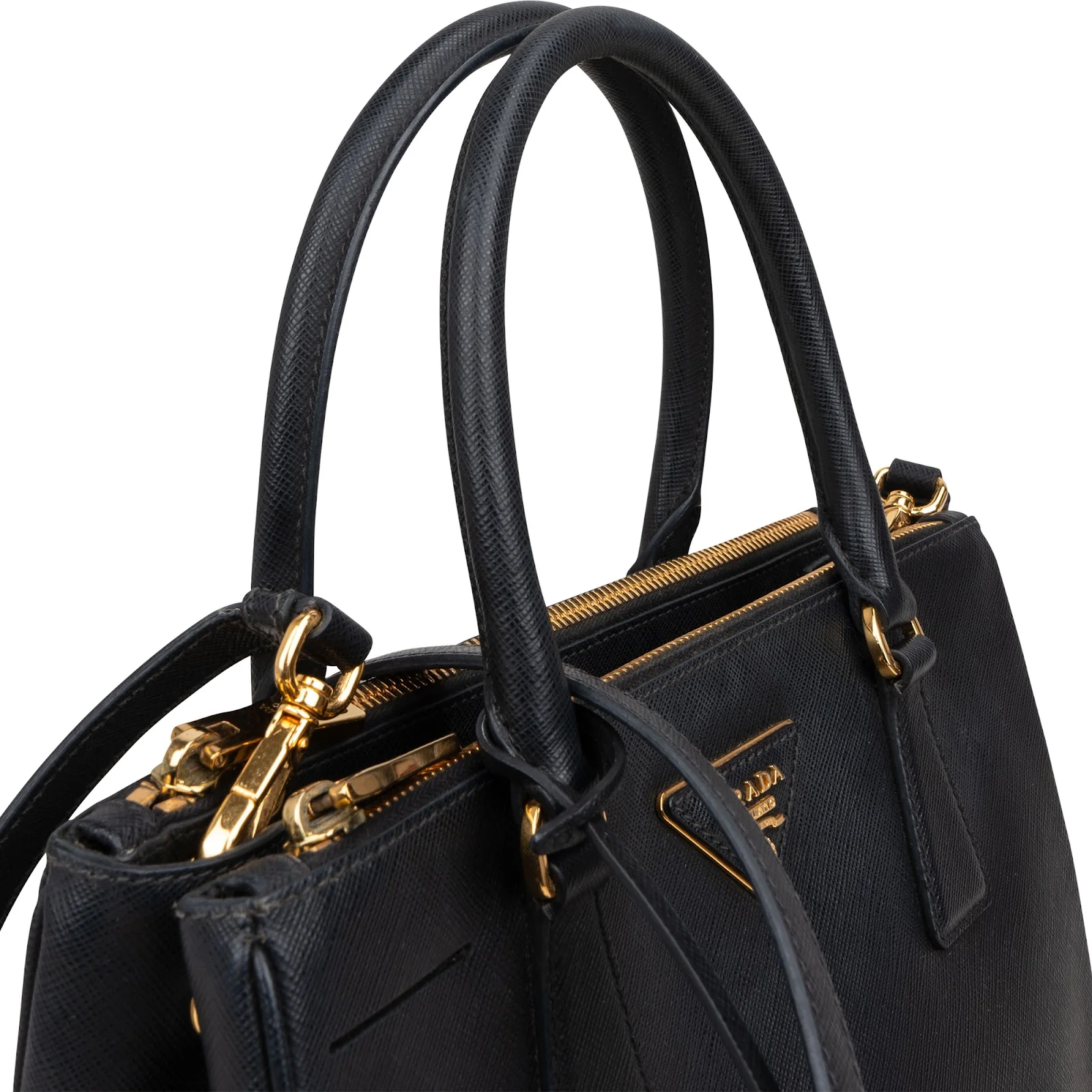 Prada Back Saffiano Leather Galleria Handbag