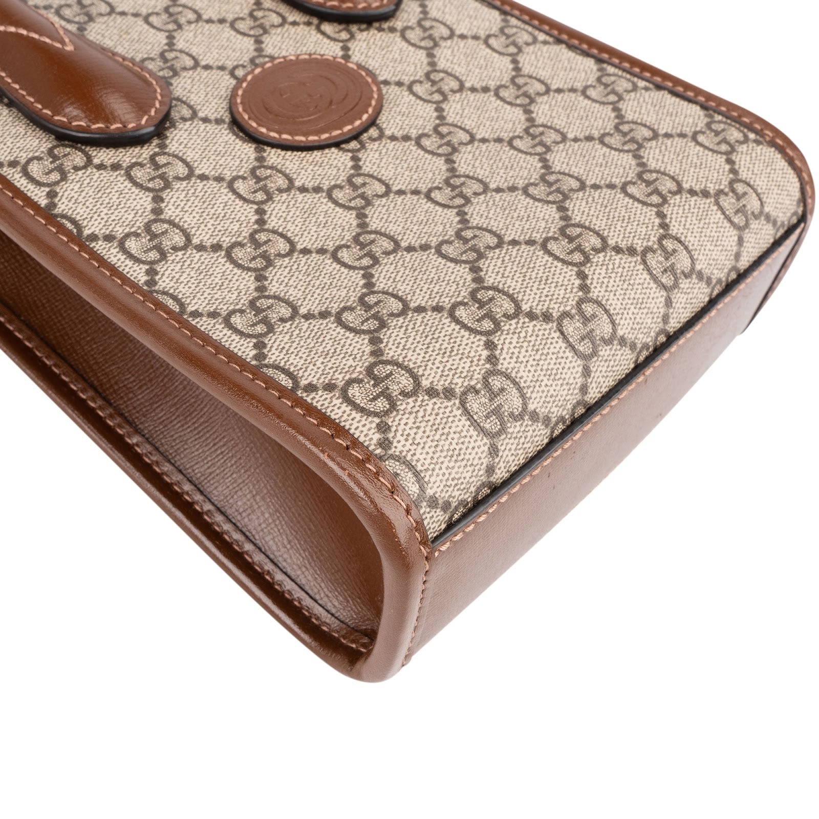 Gucci - GG Supreme Interlocking G Mini Paperbag Crossbody Bag
