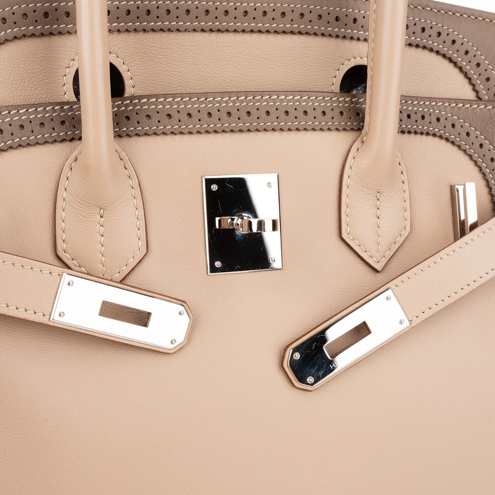 Hermès - Swift Palladium Birkin 30 Handtasche