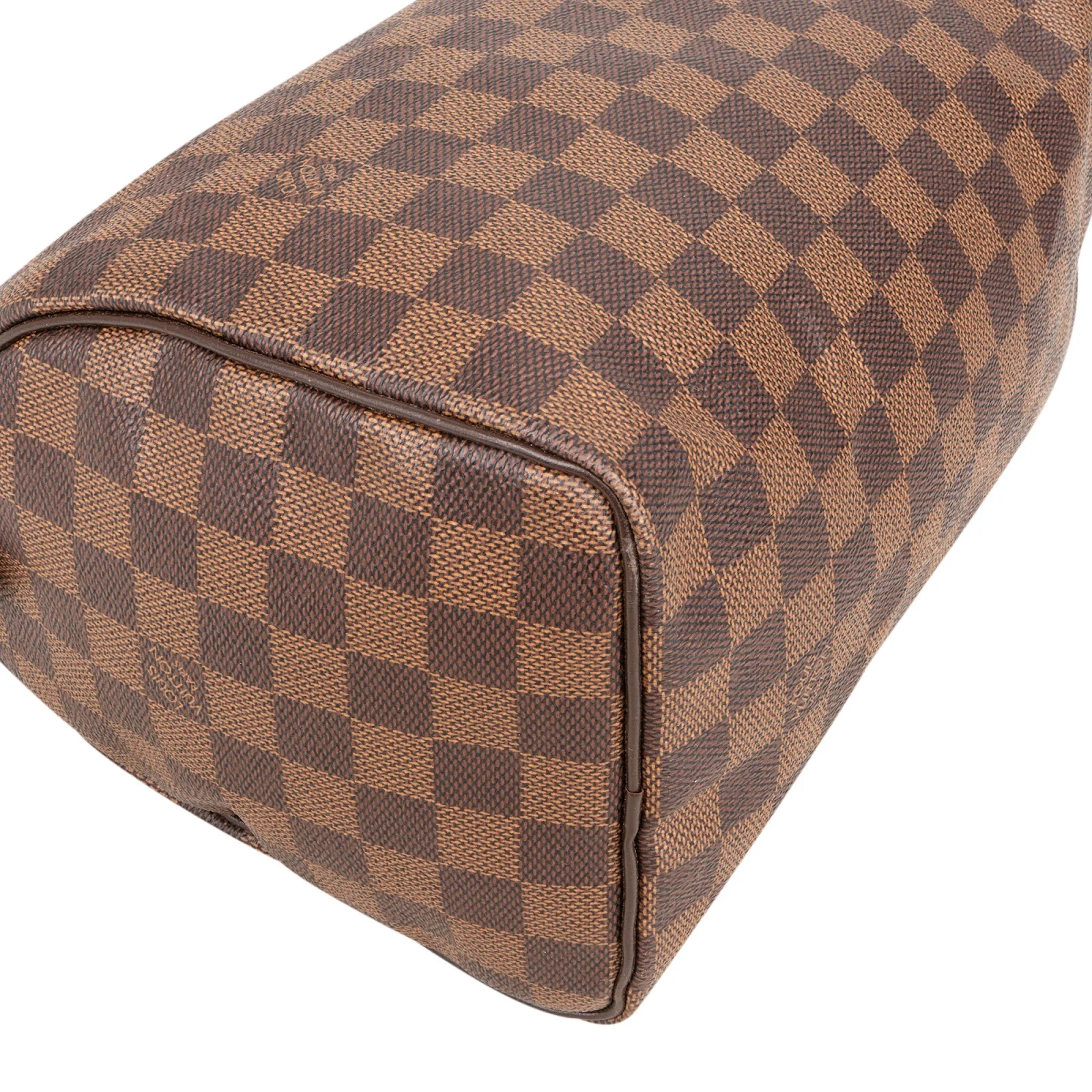 Louis Vuitton Monogram Damier Ebene Speedy 25 Boston Bag