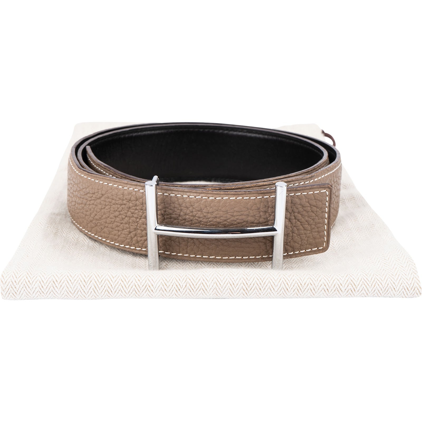Hermès – Reversible H Belt Gürtel (Größe 90)