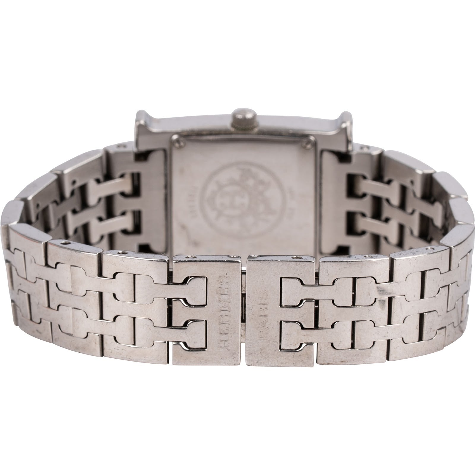 Hermès Silver Tone Heure H HH1.210 Damenuhr