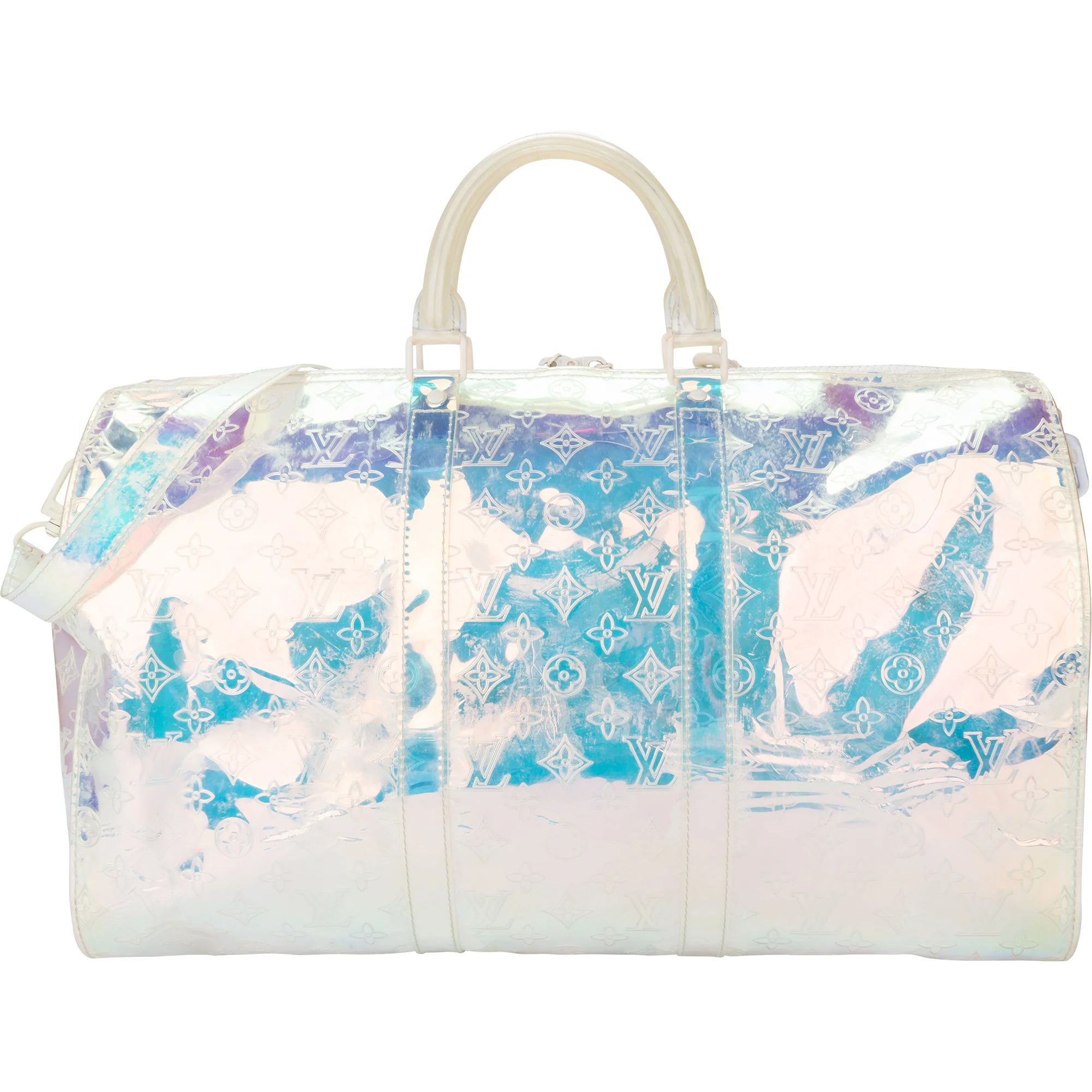 Louis Vuitton Transparent Prism by Virgil Abloh Keepall 50 Bandouliere