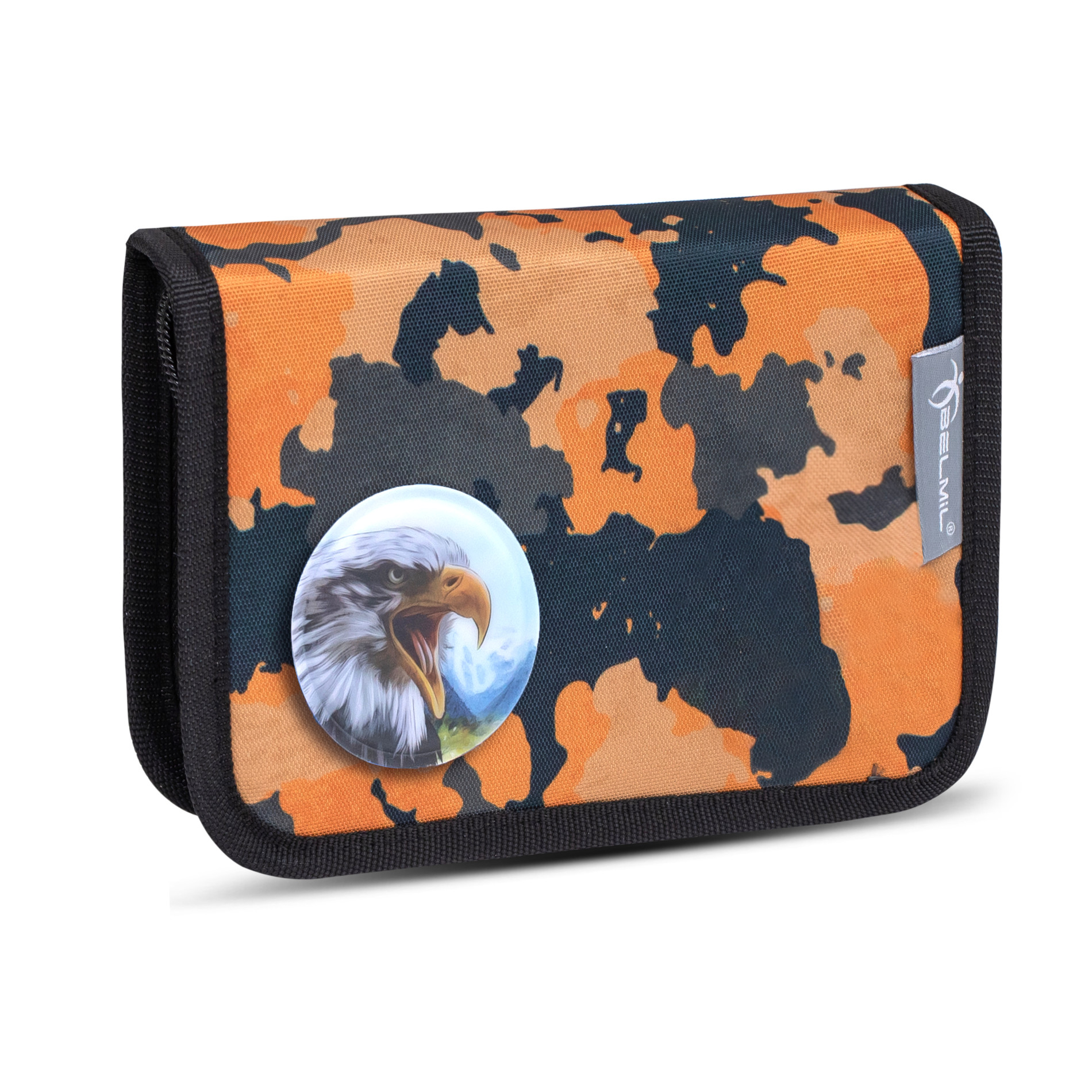 Motion ergonomisches Schulranzenset 5tlg. - Orange Camouflage
