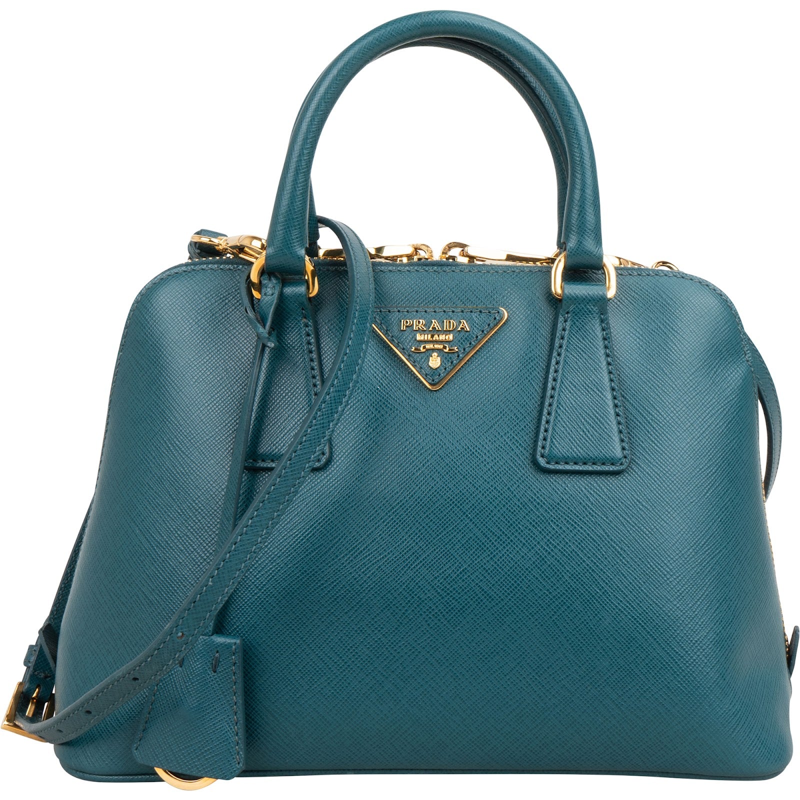 Prada Saffiano Leather Promende Handbag
