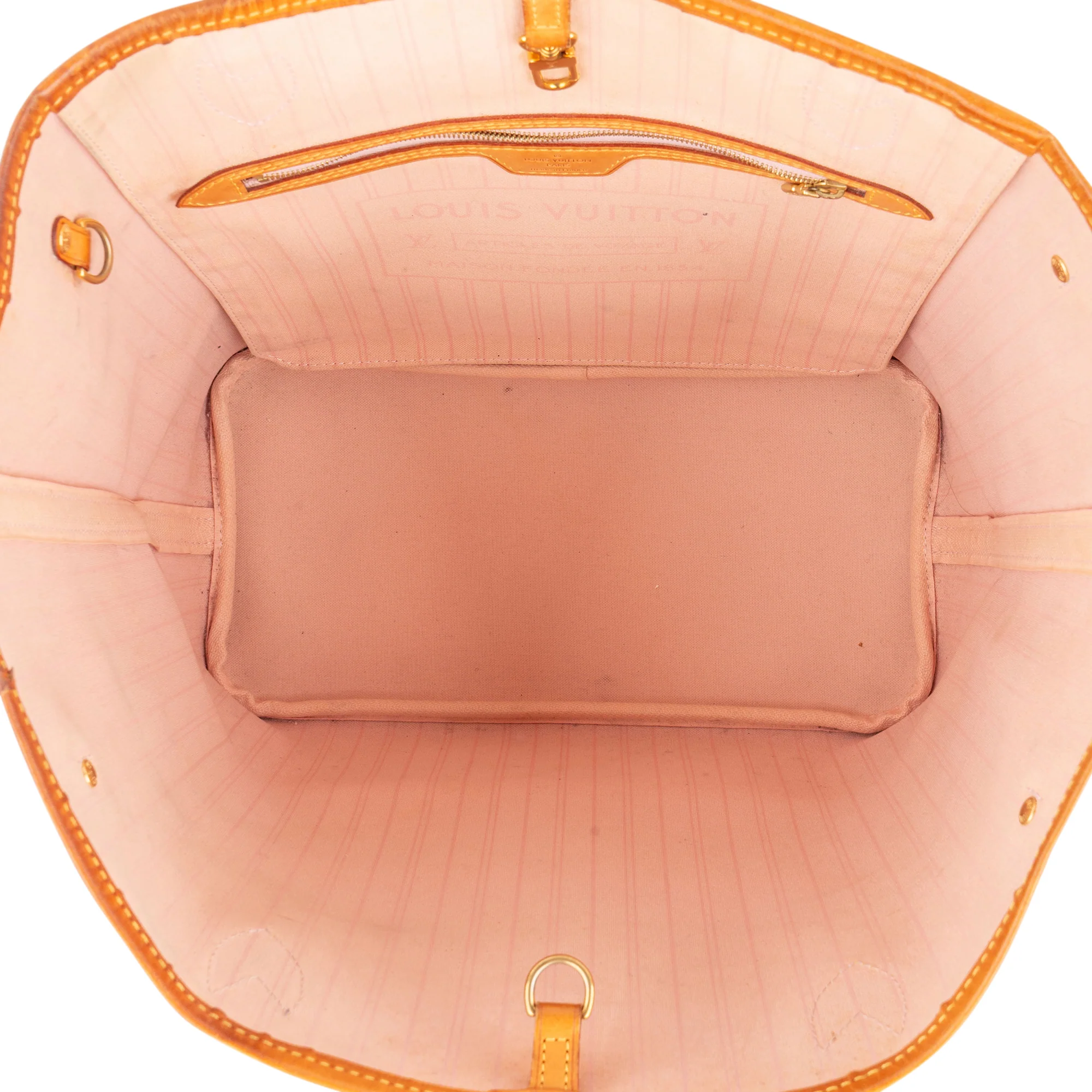 Louis Vuitton Monogram Damier Azur Canvas Neverfull MM Shoulder Bag