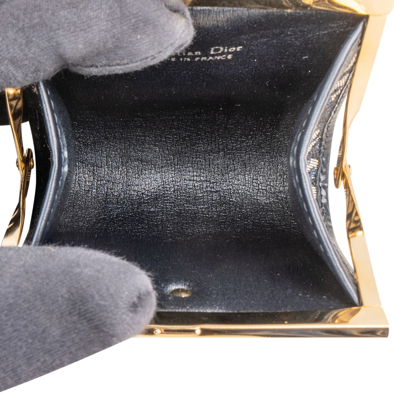 Christian Dior Trotter Monogram Geldbörse