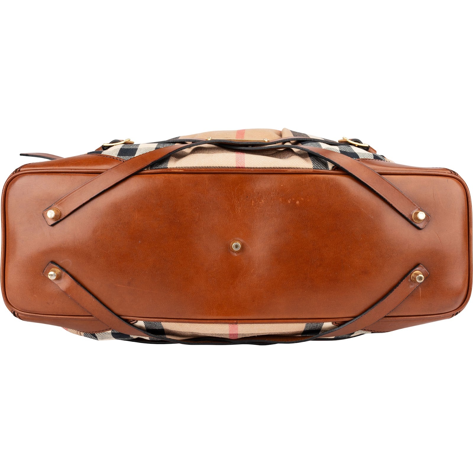 Burberry - Haymarket Hobo Shoulder Bag