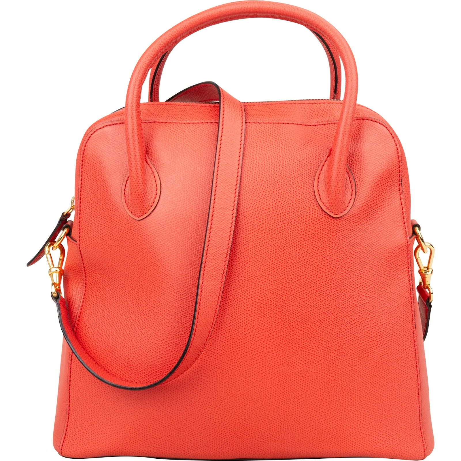 Céline Grained Leather Dome Handbag