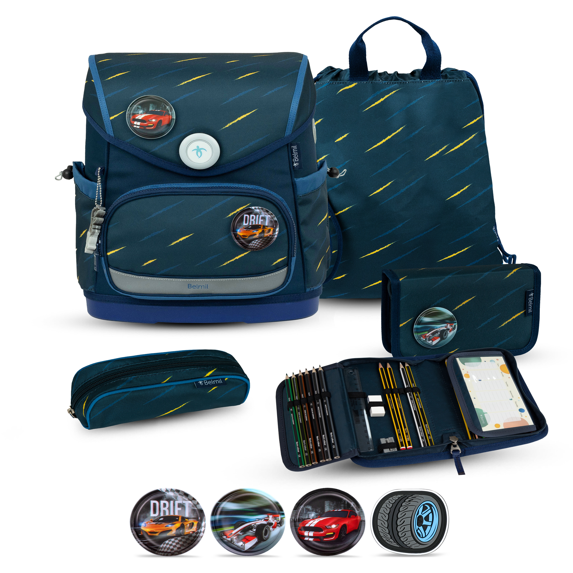 Compact Plus Schulranzenset 5-teilig - Orion Blue