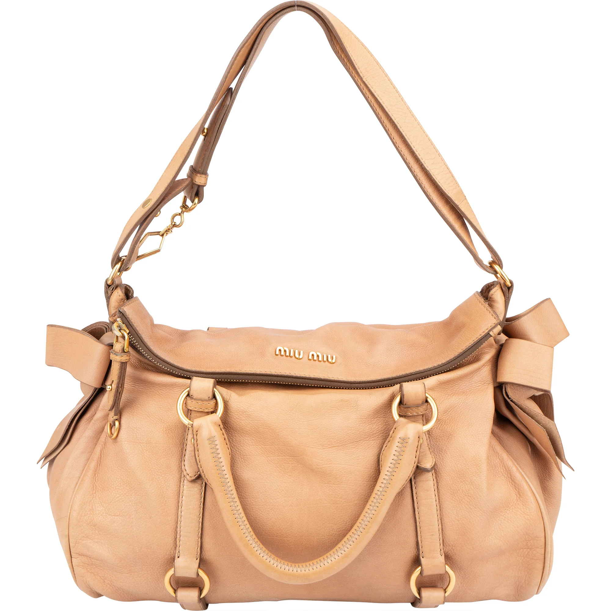 Miu Miu Classic Leather City Handbag