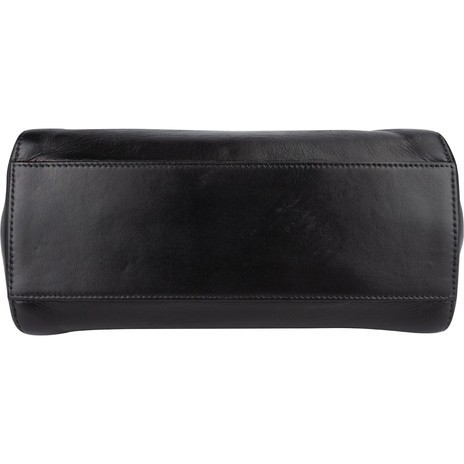 Fendi Black Leather Peekaboo Handbag