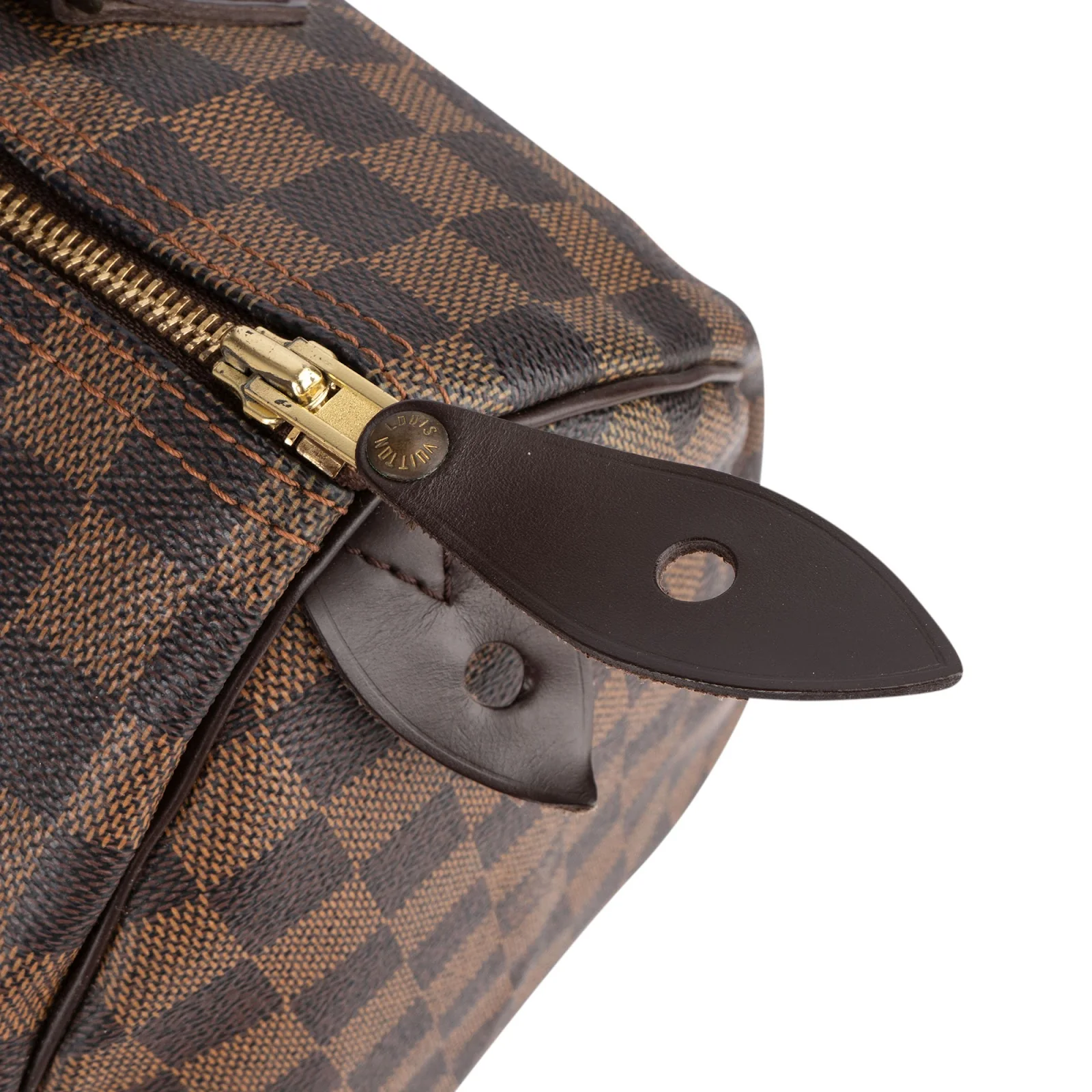 Louis Vuitton Monogram Damier Ebene Speedy 30  Boston Bag