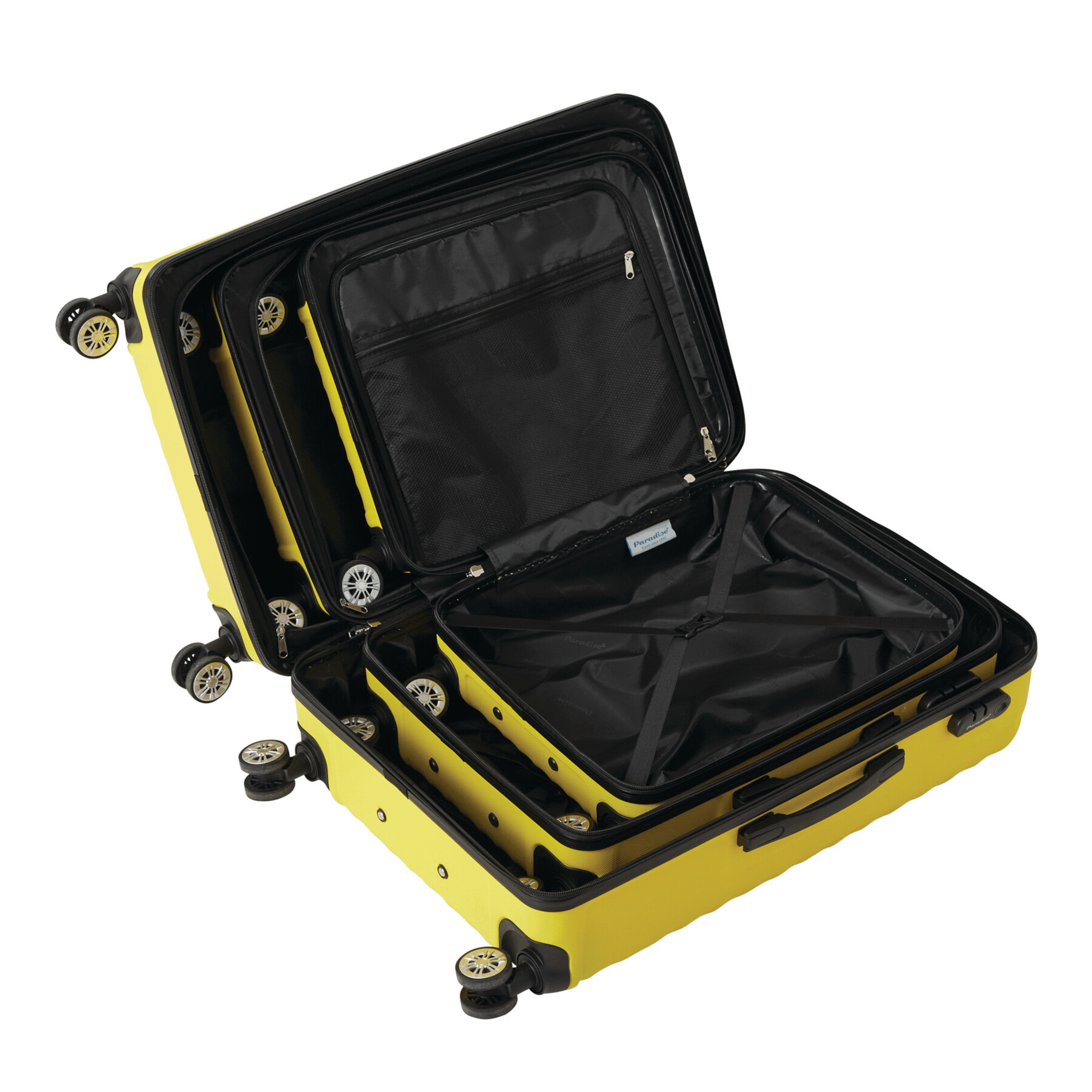 KINGSTON 3-tlg. Kofferset - gelb