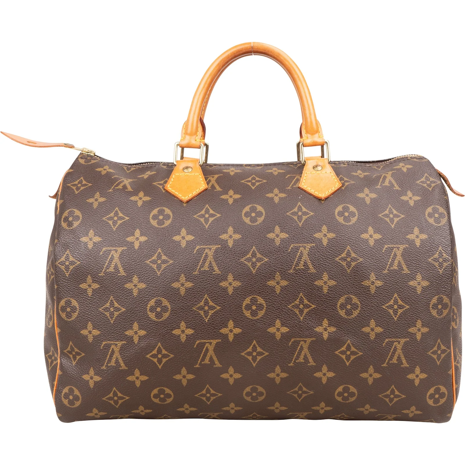 Louis Vuitton Canvas Monogram Speedy 35 Boston Bag