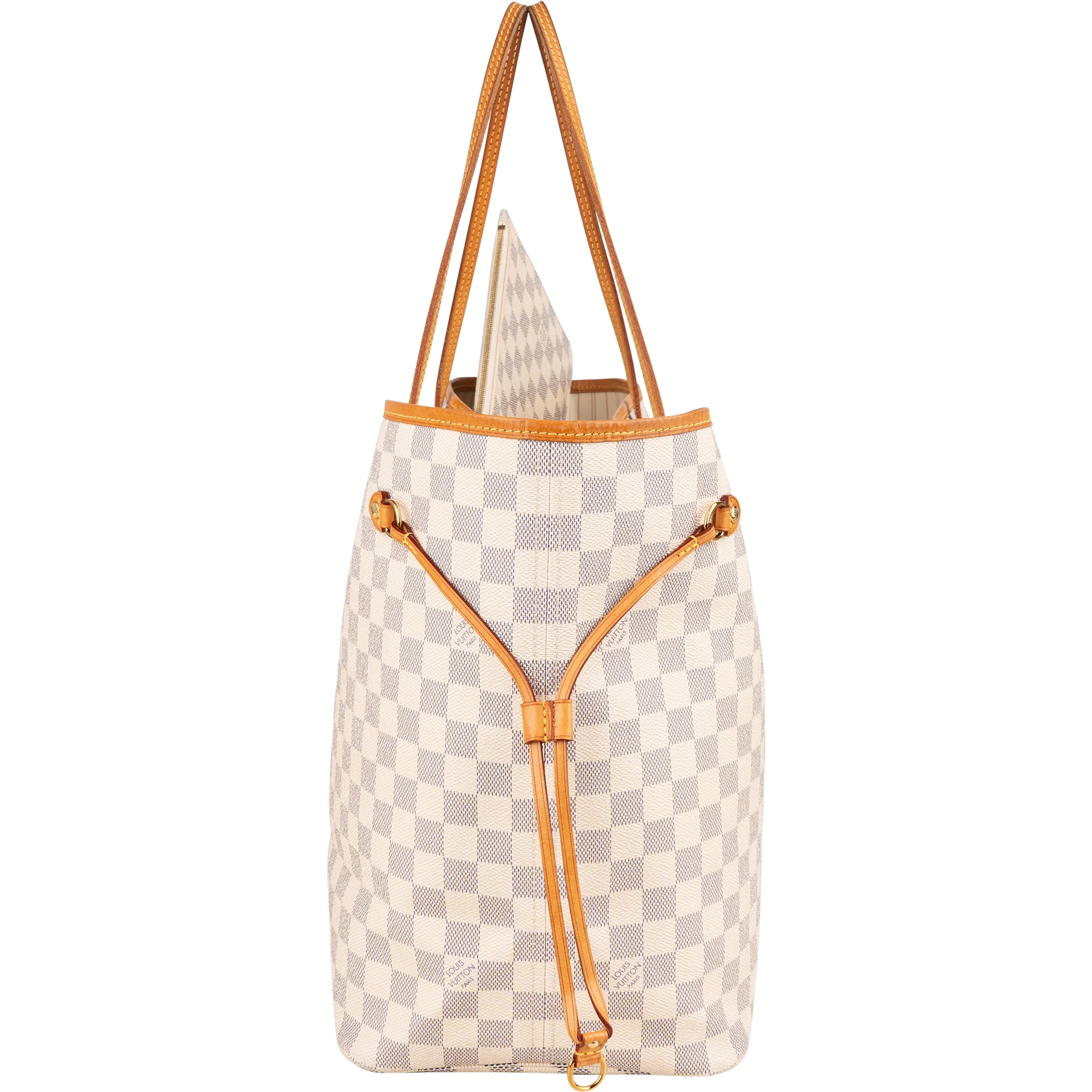 Louis Vuitton Damier Azur Monogram Neverfull GM Shopper