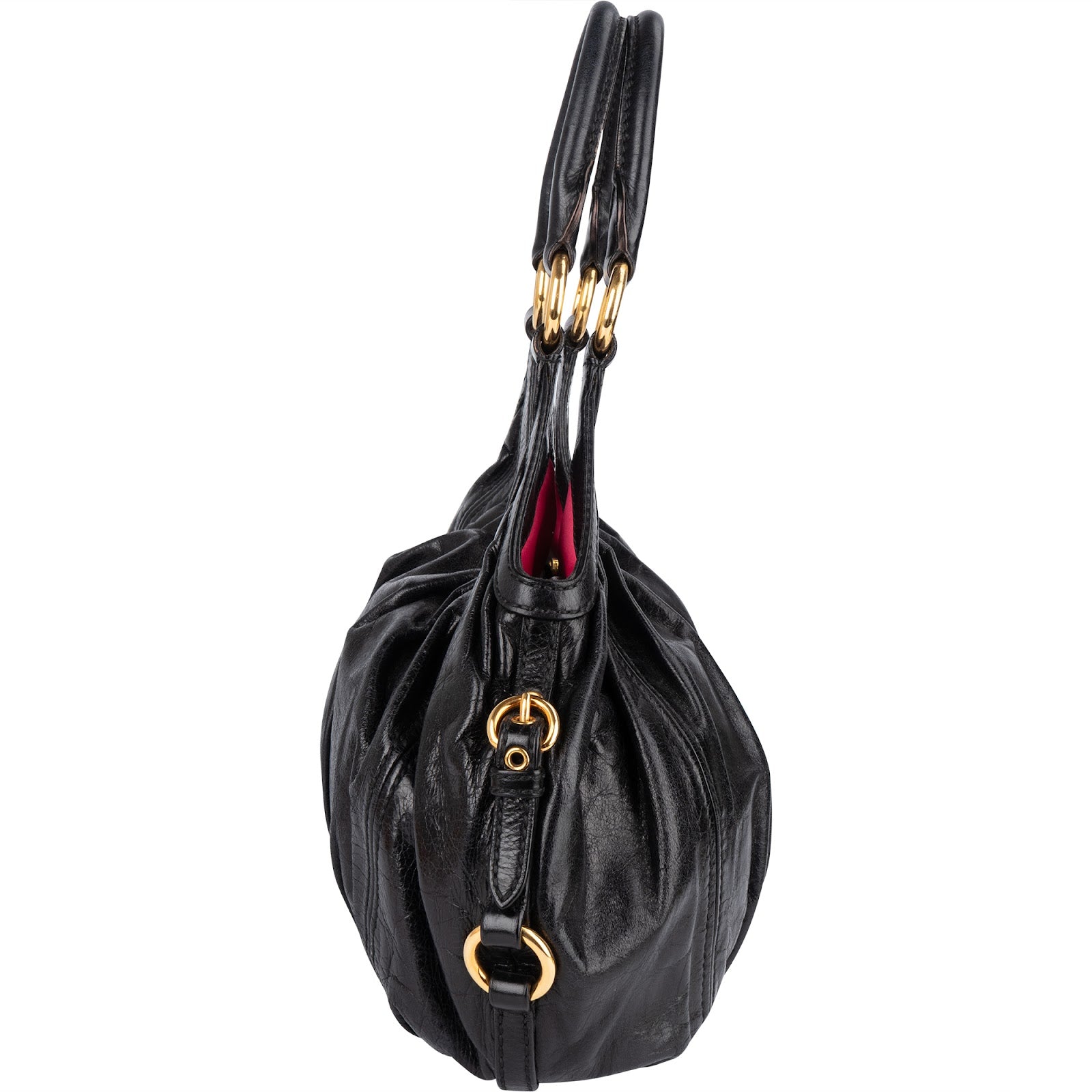 Torebka na ramię Miu Miu Vitello Lux Hobo