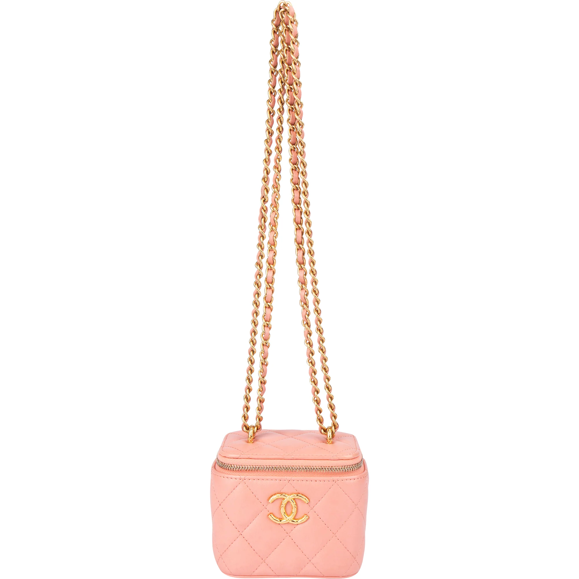 Chanel Quilted Lambskin Vanity CC Crossbody Bag