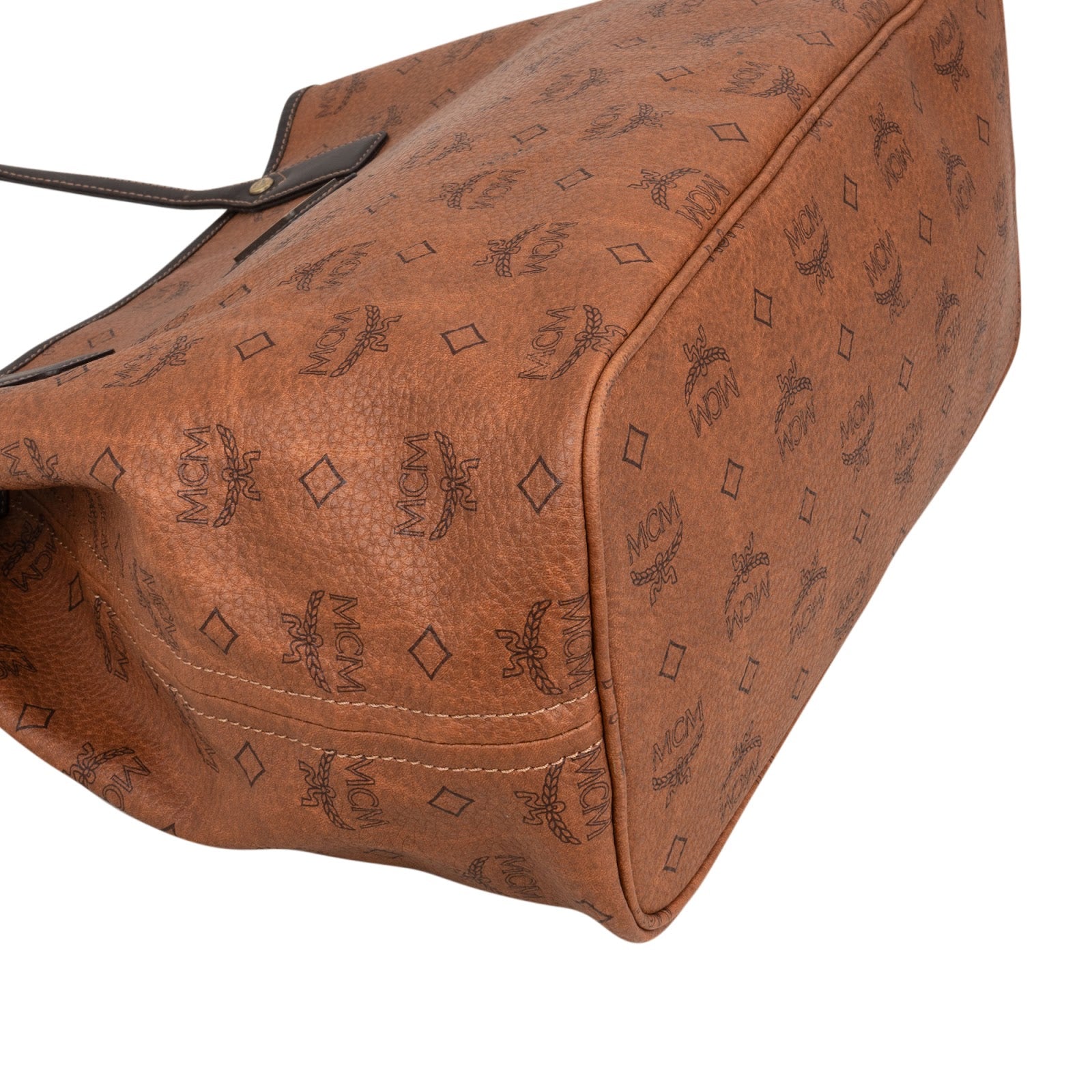 MCM Monogram Visetos Leather Liz Reversible Shopper