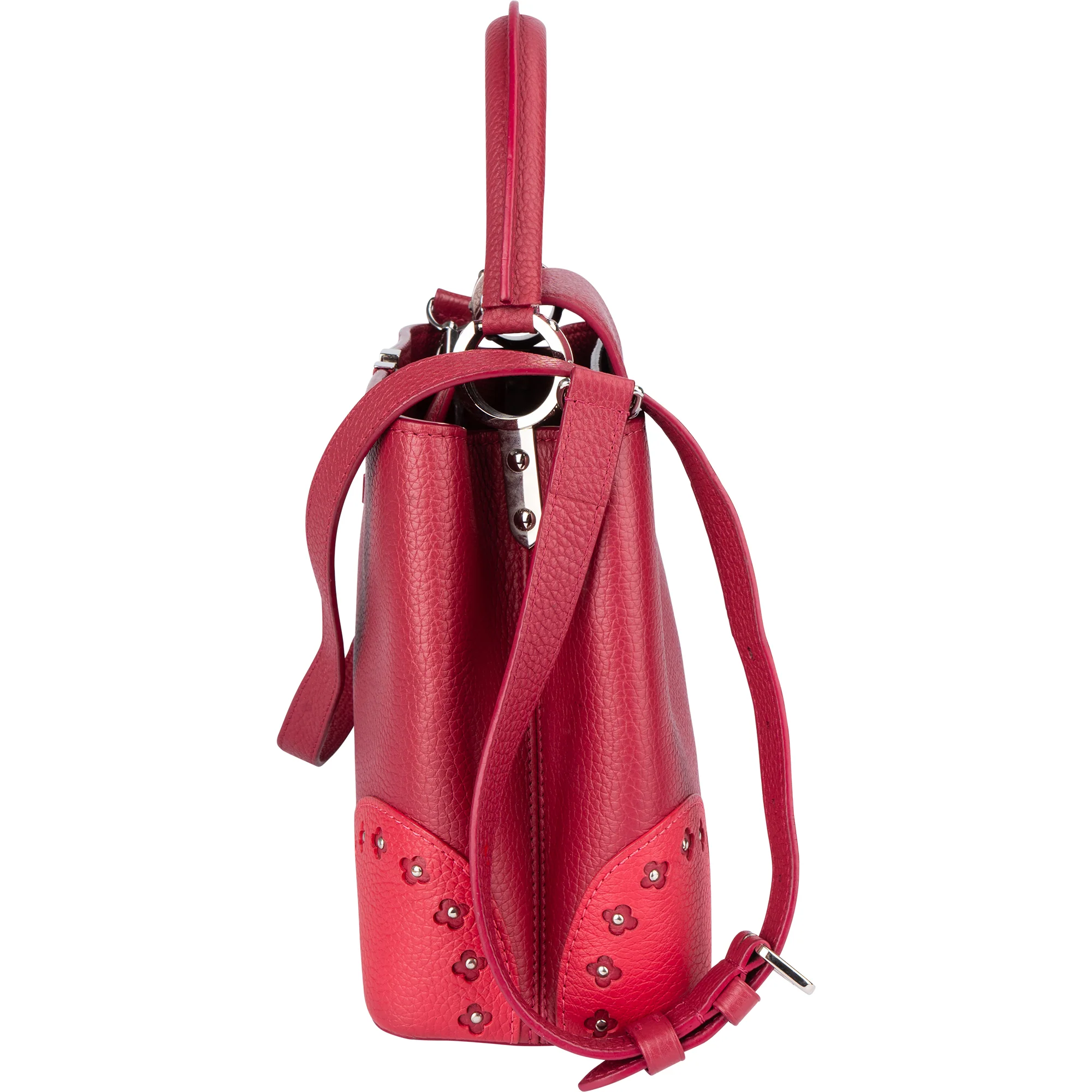 Louis Vuitton Taurillon Leather Capucines MM Handbag