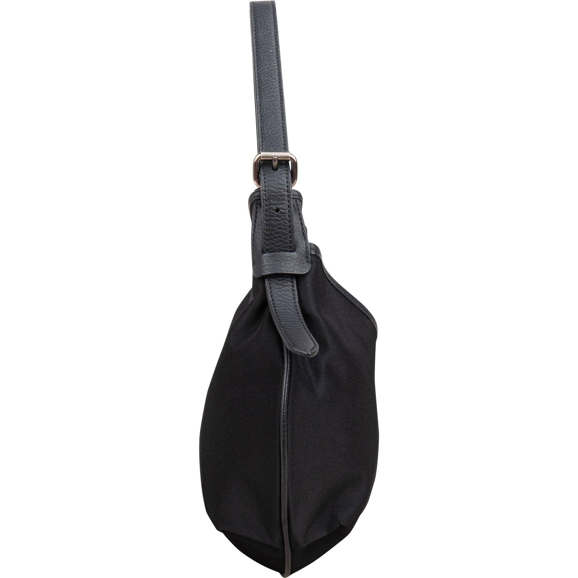 Burberry Nova-Check Monogram Hobo Shoulder Bag