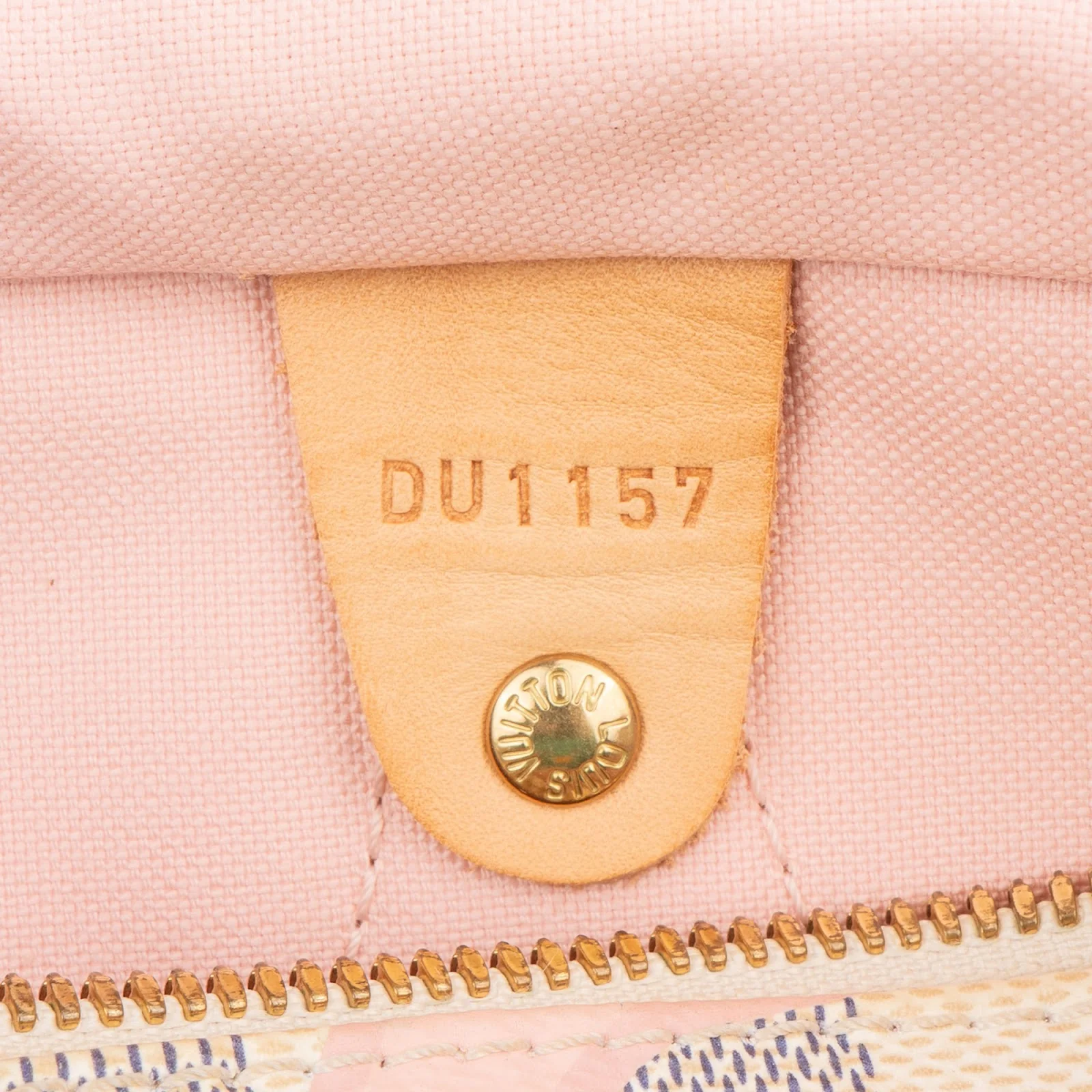 Louis Vuitton Monogram Damier Azur Tahitiene Speedy 30 Bandoulière Handbag