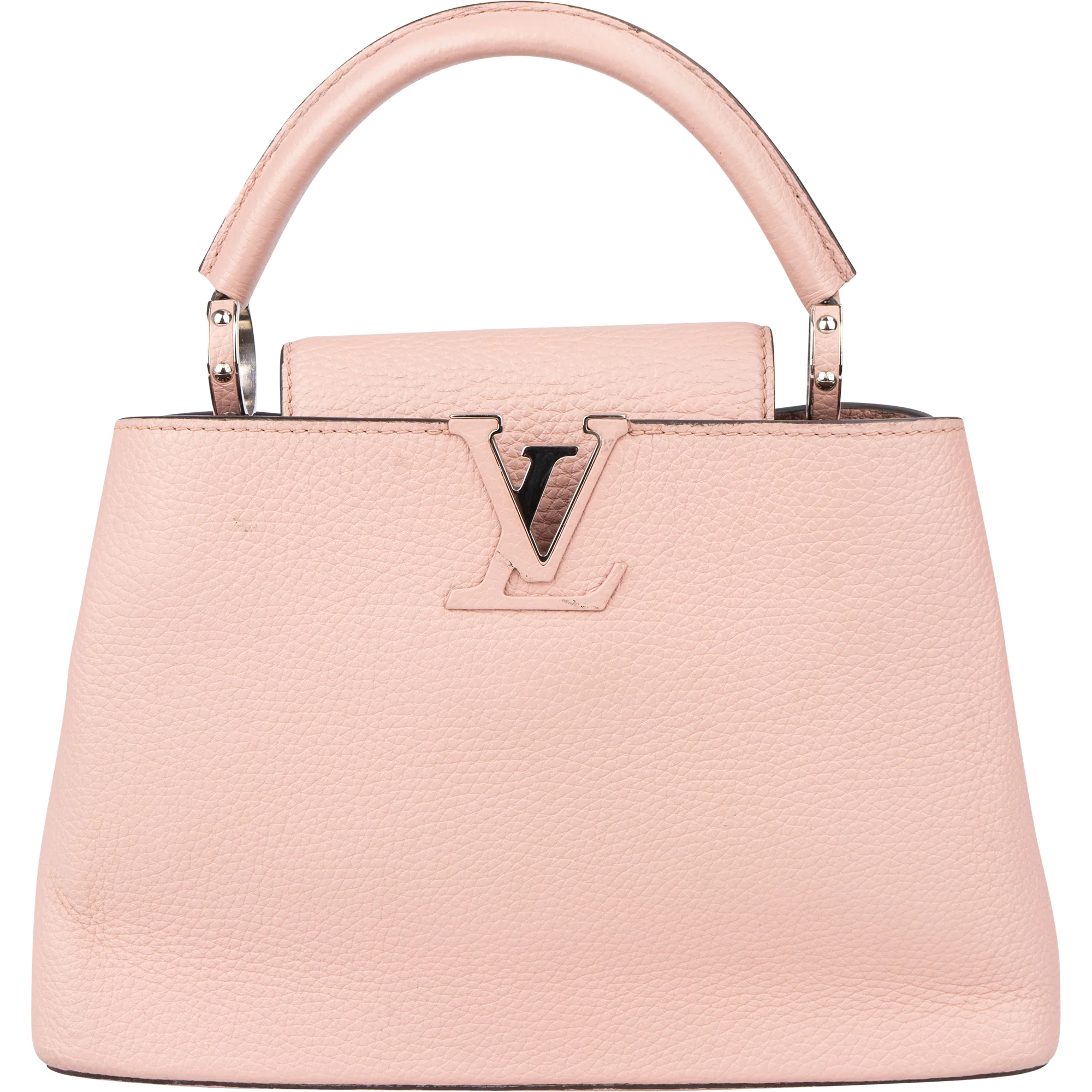 Louis Vuitton Pink Taurillon Capucines BB Handbag