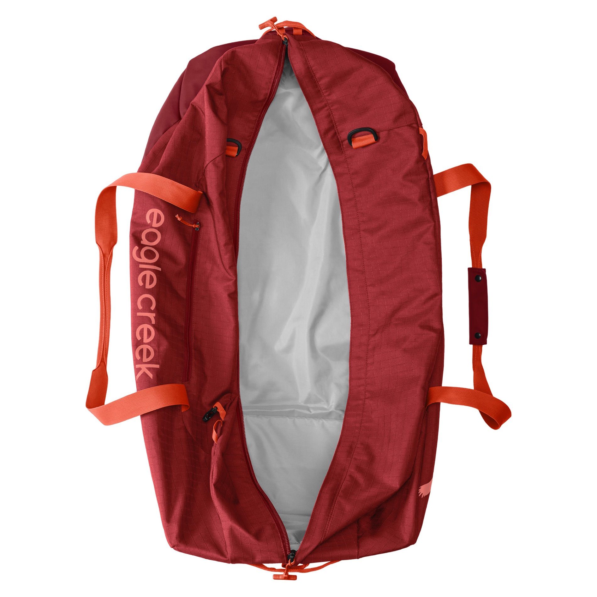 No Matter What Rolling Duffel 120L - cranberry red