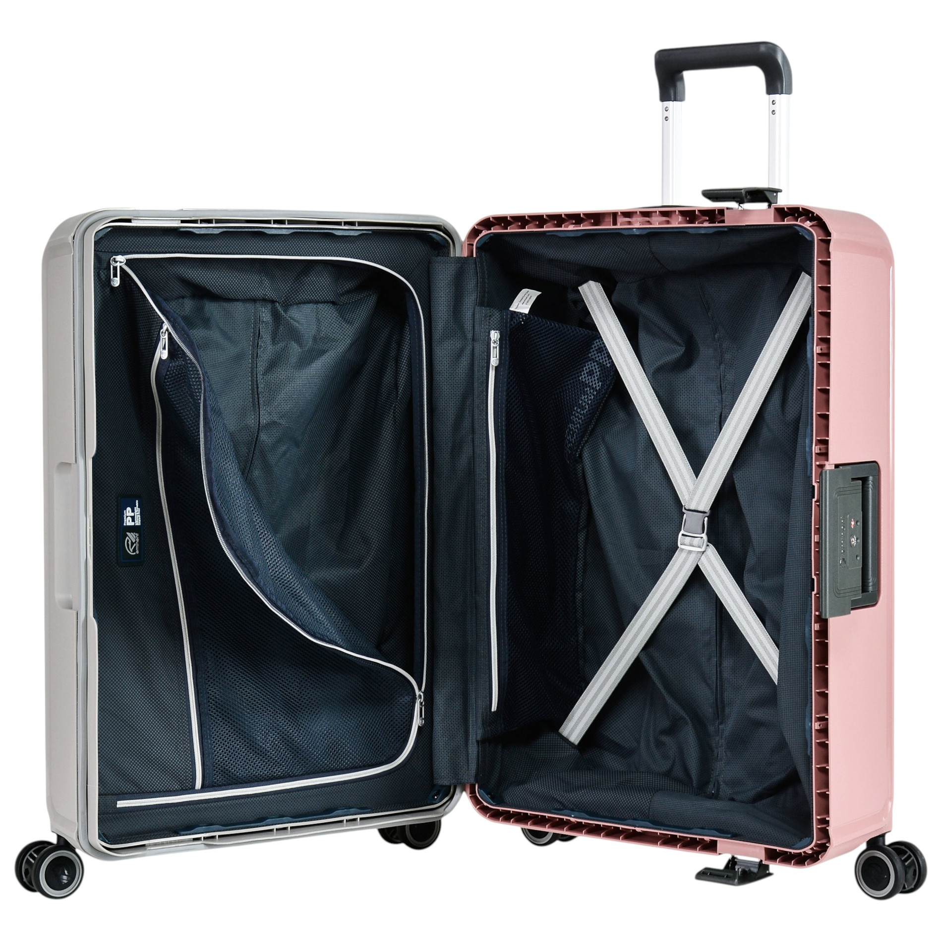 VERTICA Trolley M Special Edition (68cm) - grau/rosa