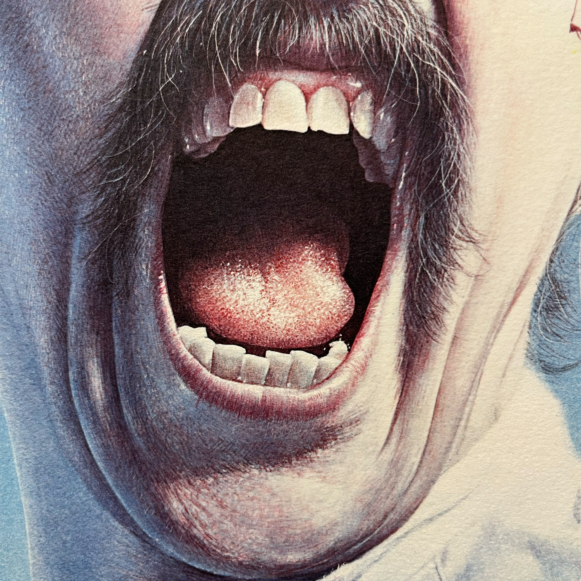Gottfried Helnwein - Der Schrei (Selbstporträt)