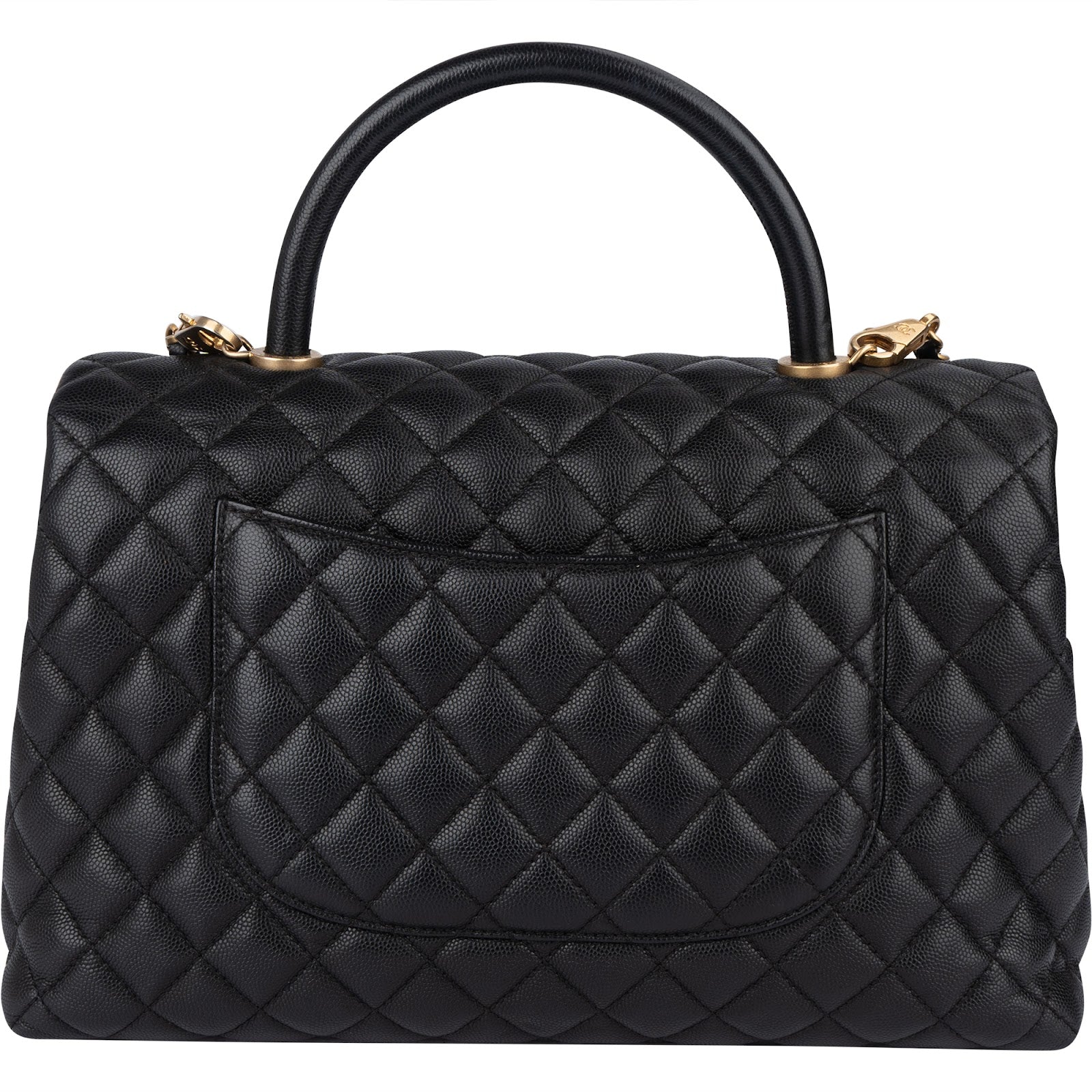 Chanel Jumbo Caviar Leather Coco Handle Handbag