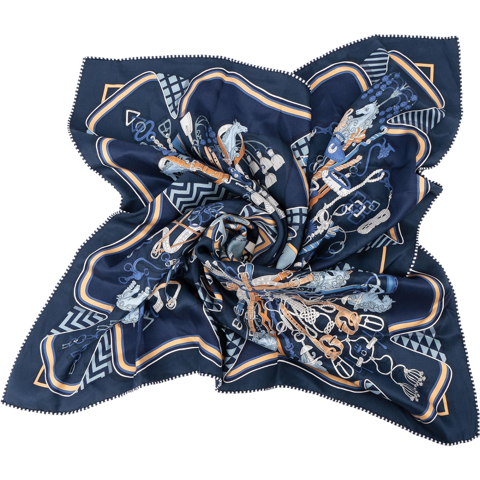 Hermès - Bouquets Sellier 65 Seidentuch