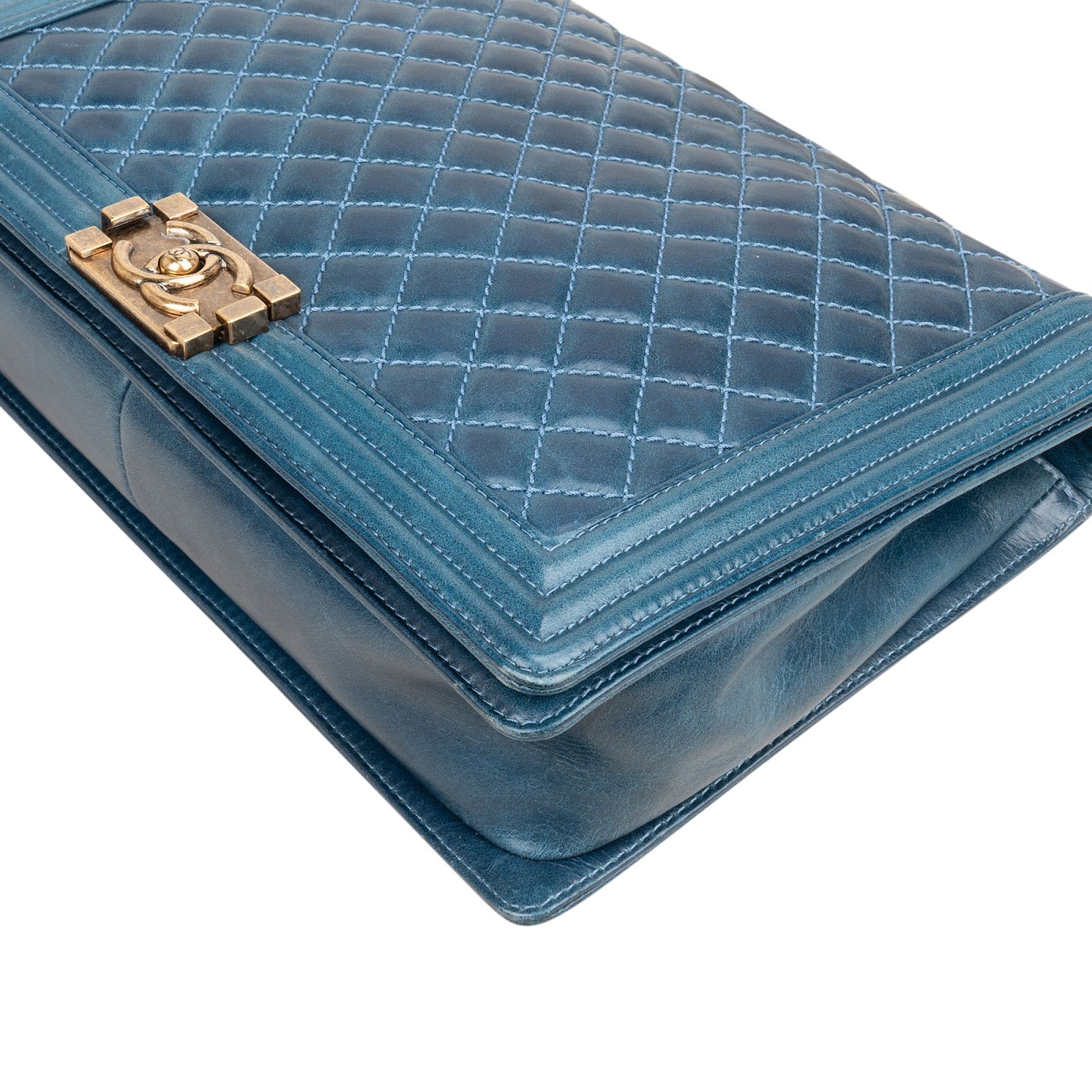 Chanel Quilted Calfskin Jumbo Boy Crossbody Bag