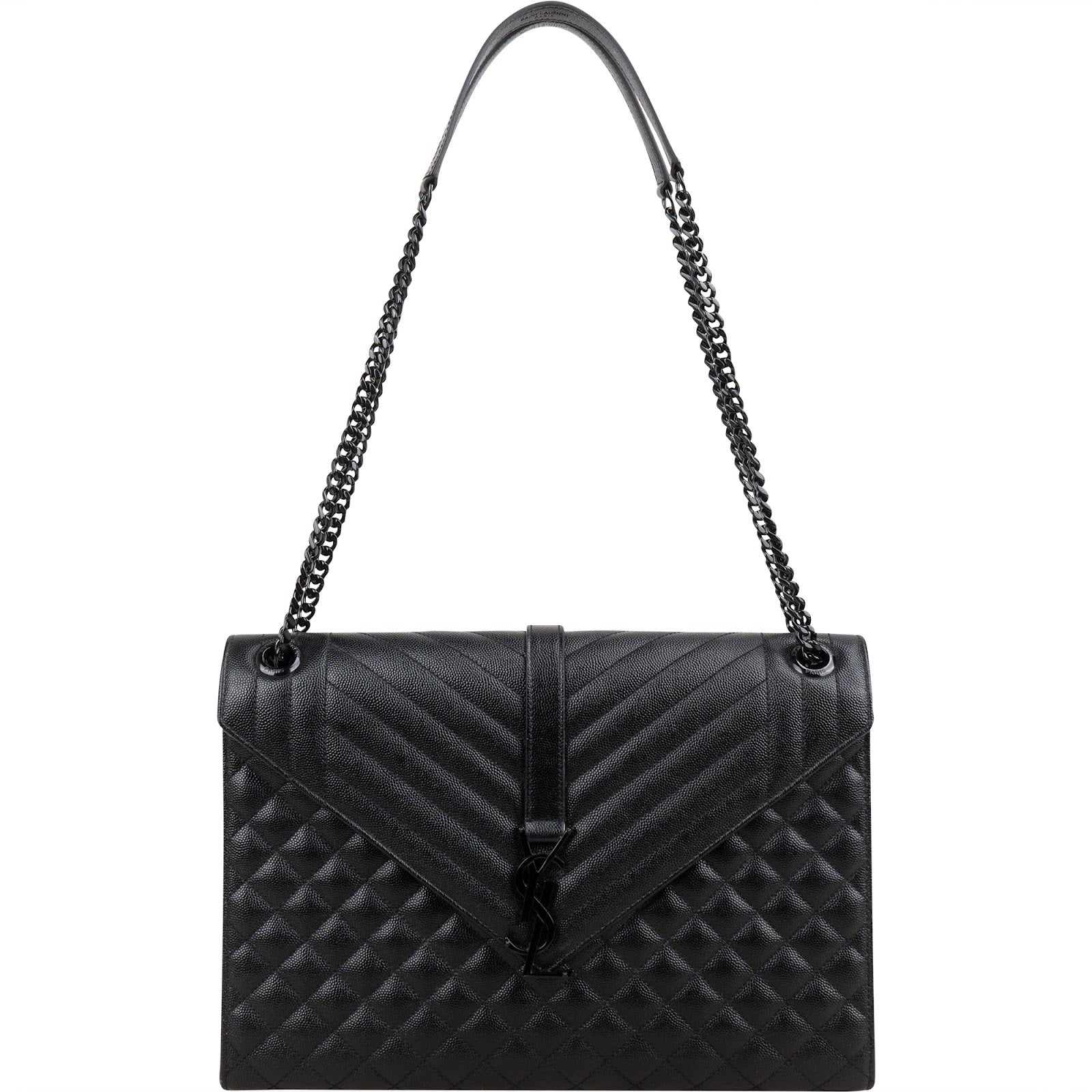 Sac à bandoulière grand format « Grain De Poudre Matelassé » d'Yves Saint Laurent