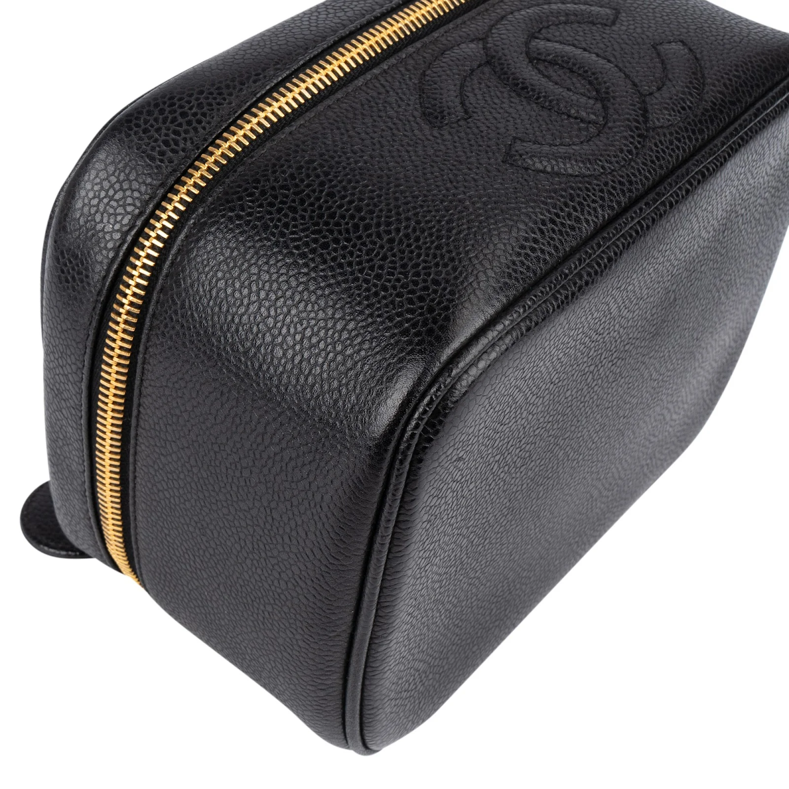 Chanel Caviar Leather Vanity Case 