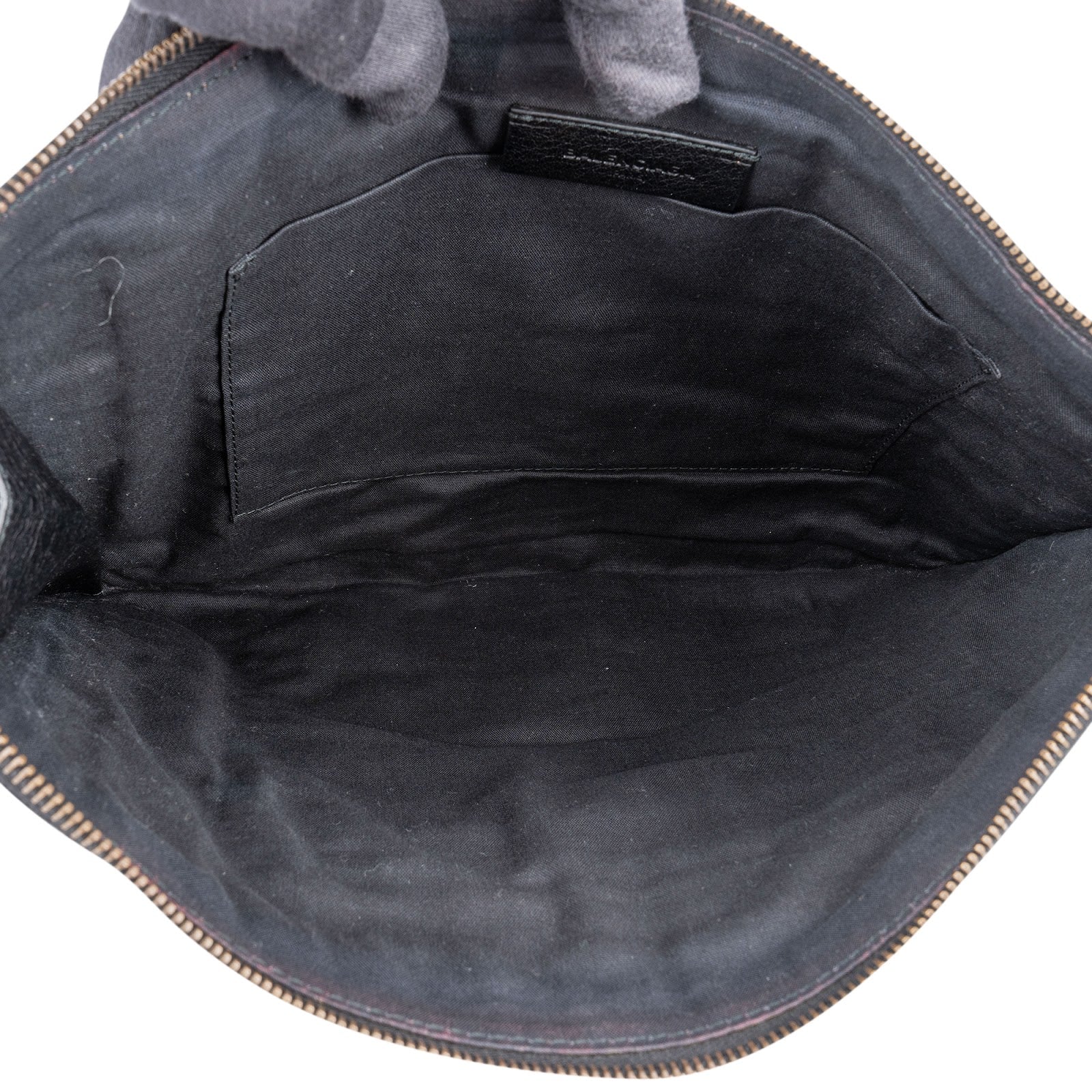 Balenciaga Balck Leather Classic Envelope Clutch