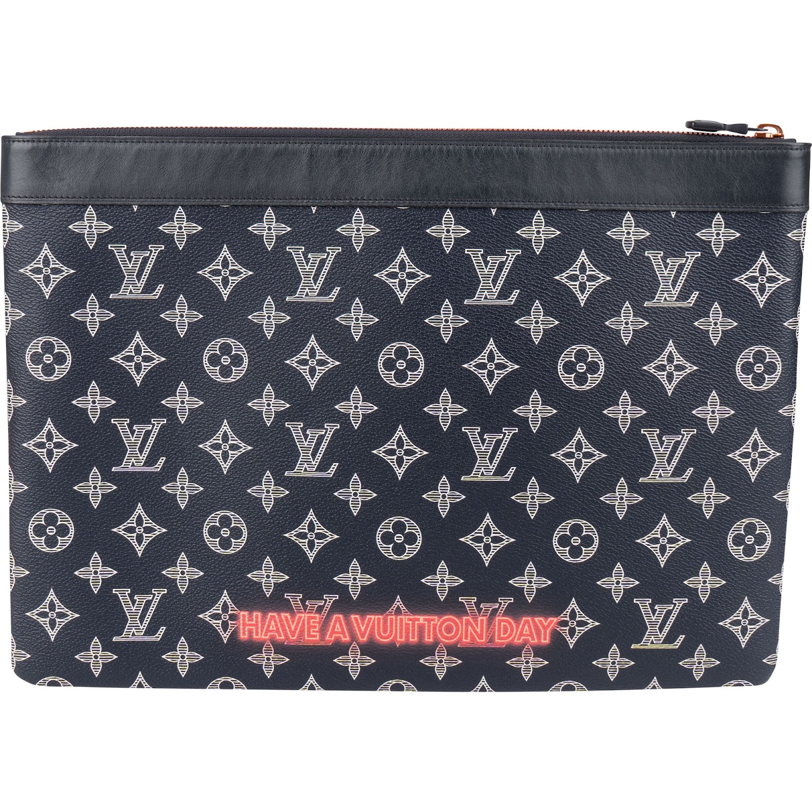 Louis Vuitton Monogram Ink Upside Down Ink Apollo Clutch
