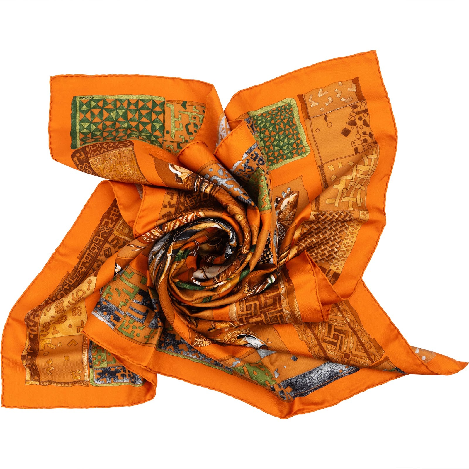 Hermès - Les Masques Silk 90 Scarf