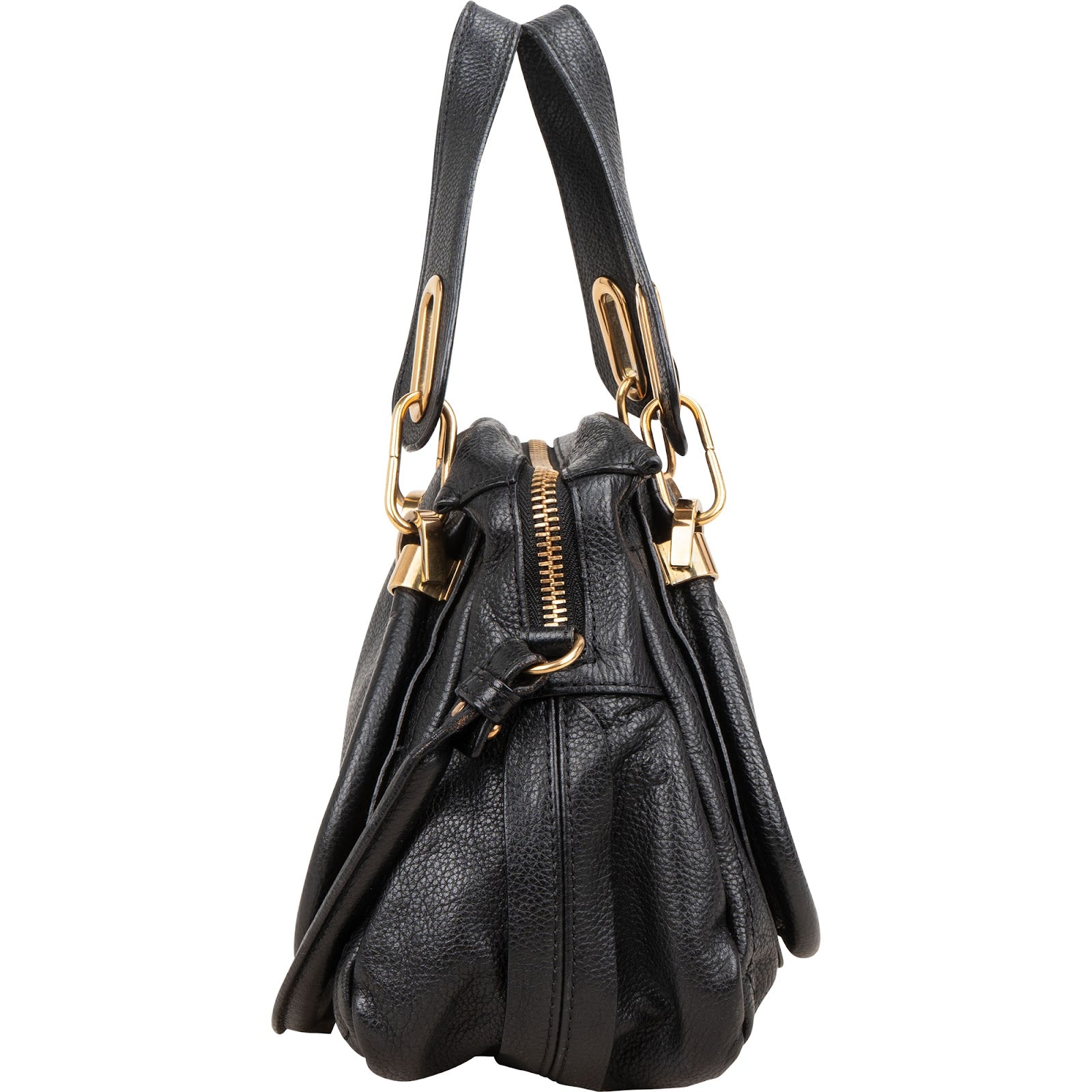 Chloé Grained Leather Paraty Shoulder Bag