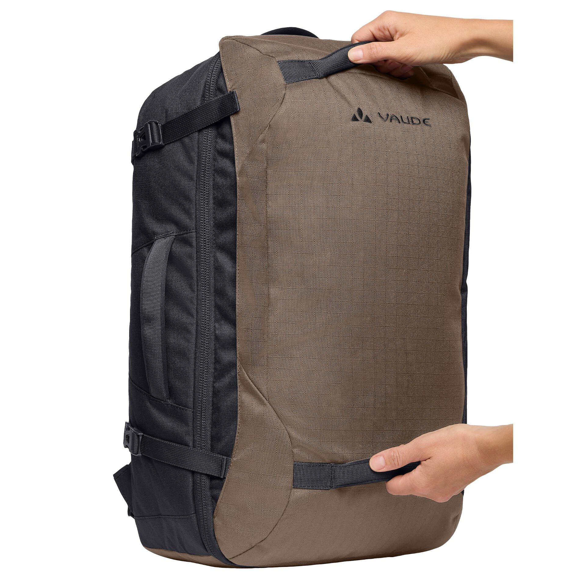 Mundo Carry-On 38 – brązowy z motywem jelenia