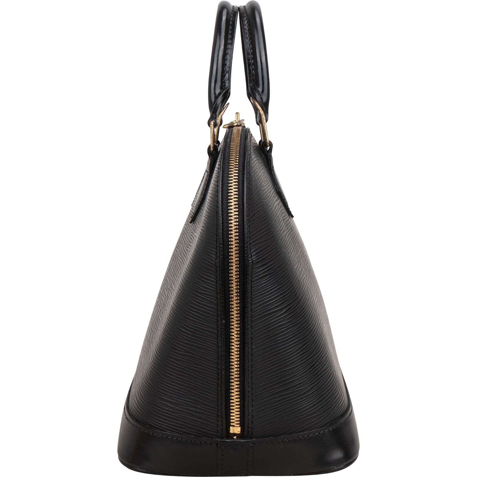 Louis Vuitton Noir Epi Leather Alma PM Handbag