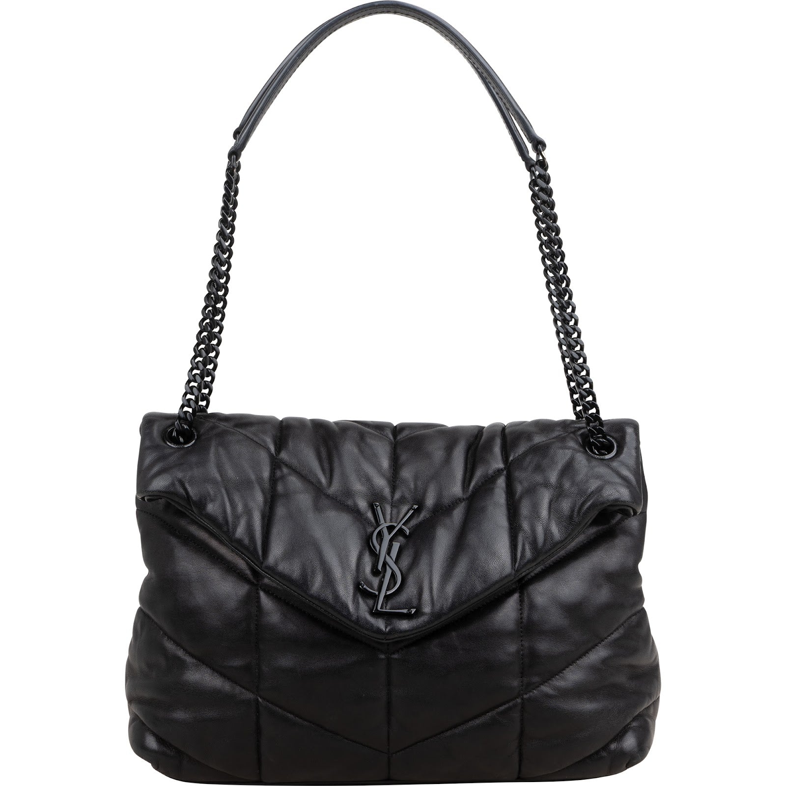 Saint Laurent Quilted Lambskin Loulou Puffer Crossbody Bag