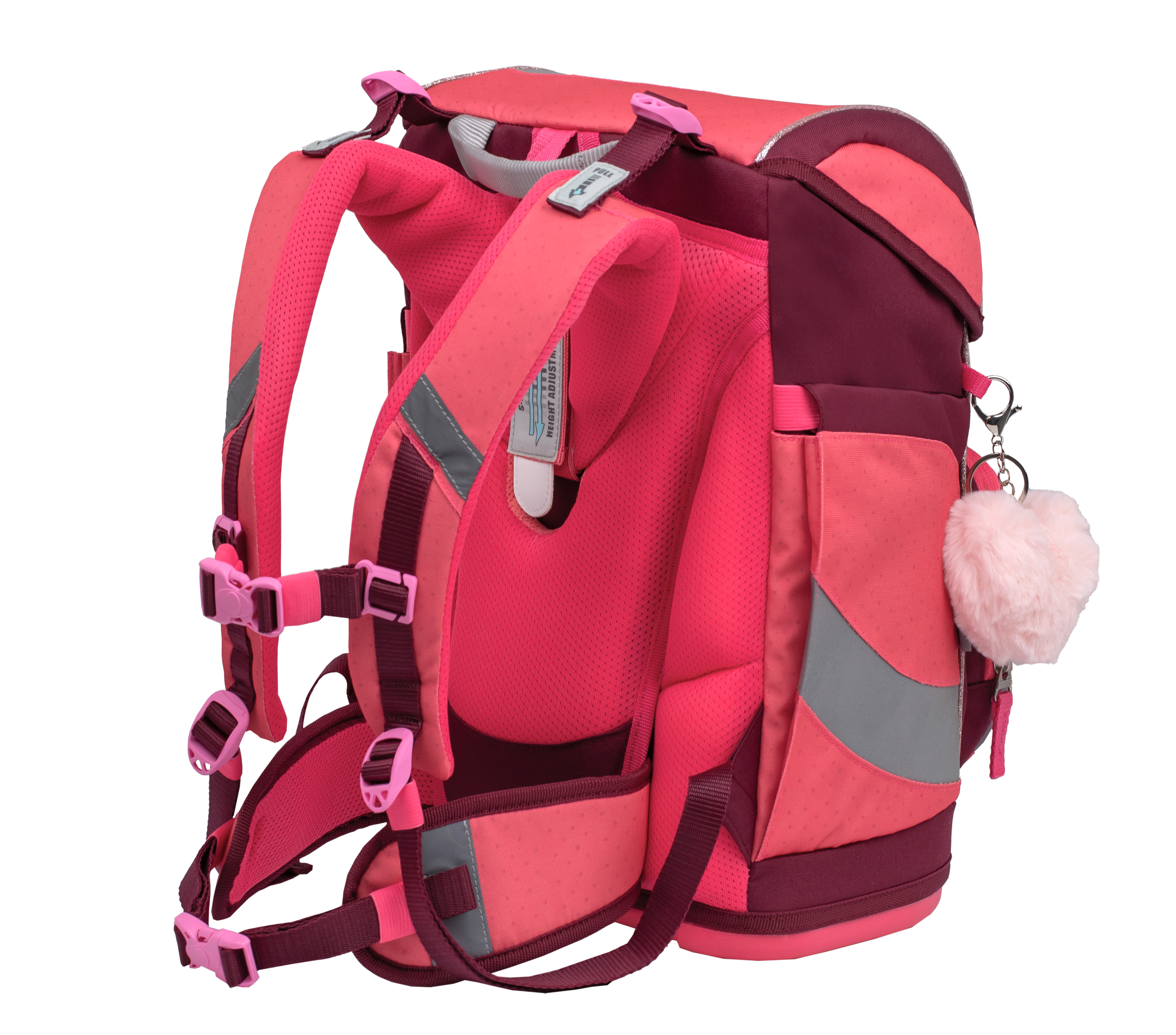 Smarty Schulranzen Set 5-teilig mit 6 Patches - Sweet Candy