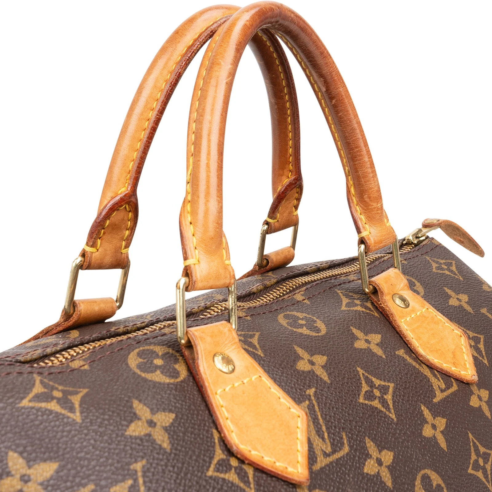 Louis Vuitton Canvas Monogram Speedy 30 Boston Bag