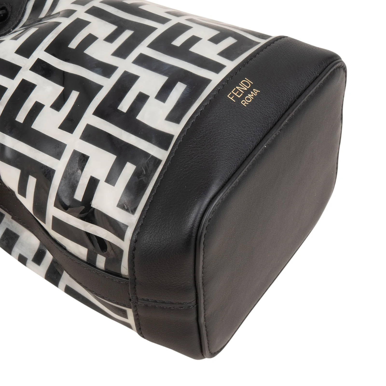 Fendi Monogram FF Mini Mon Tresor Bucket Shoulder Bag