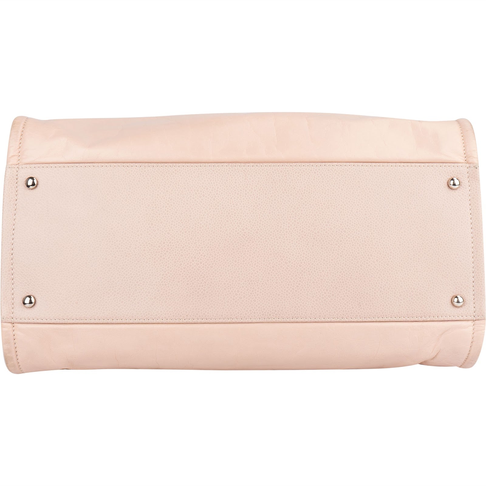 Chanel Rose Leather Shopper Deauville Shoulder Bag