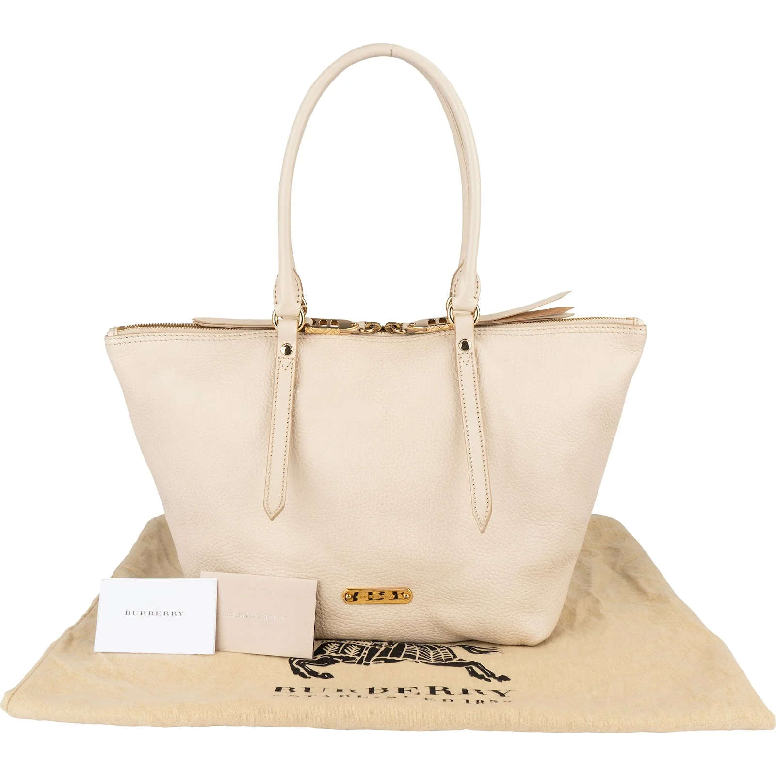 Burberry Grainy Leather Blaze Tote Handbag