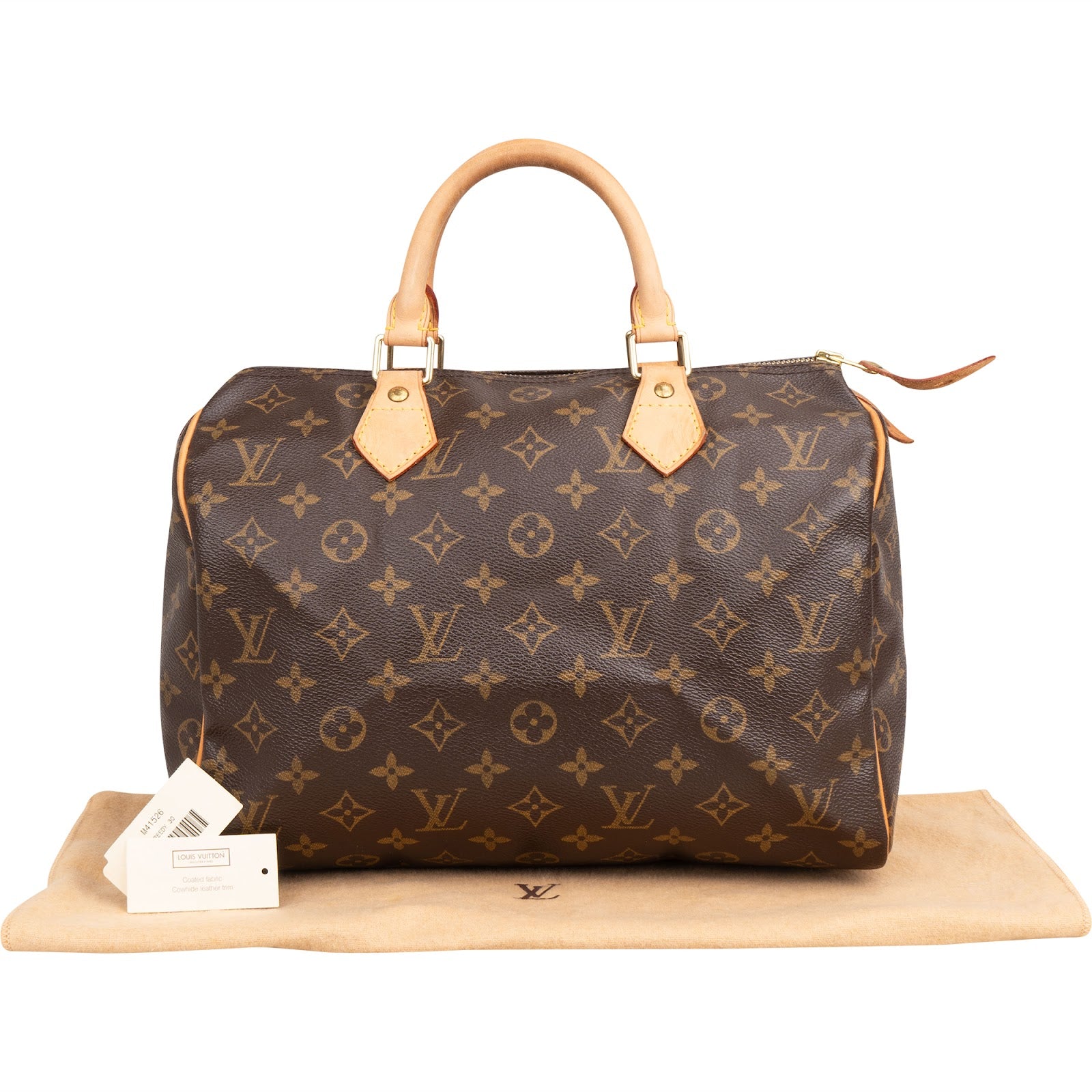 Louis Vuitton Monogram Canvas Speedy 30 Boston Bag