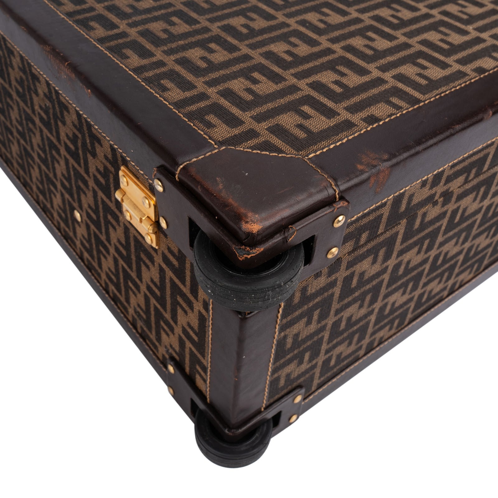 Fendi Monogram Zucca Canvas Vintage Koffer