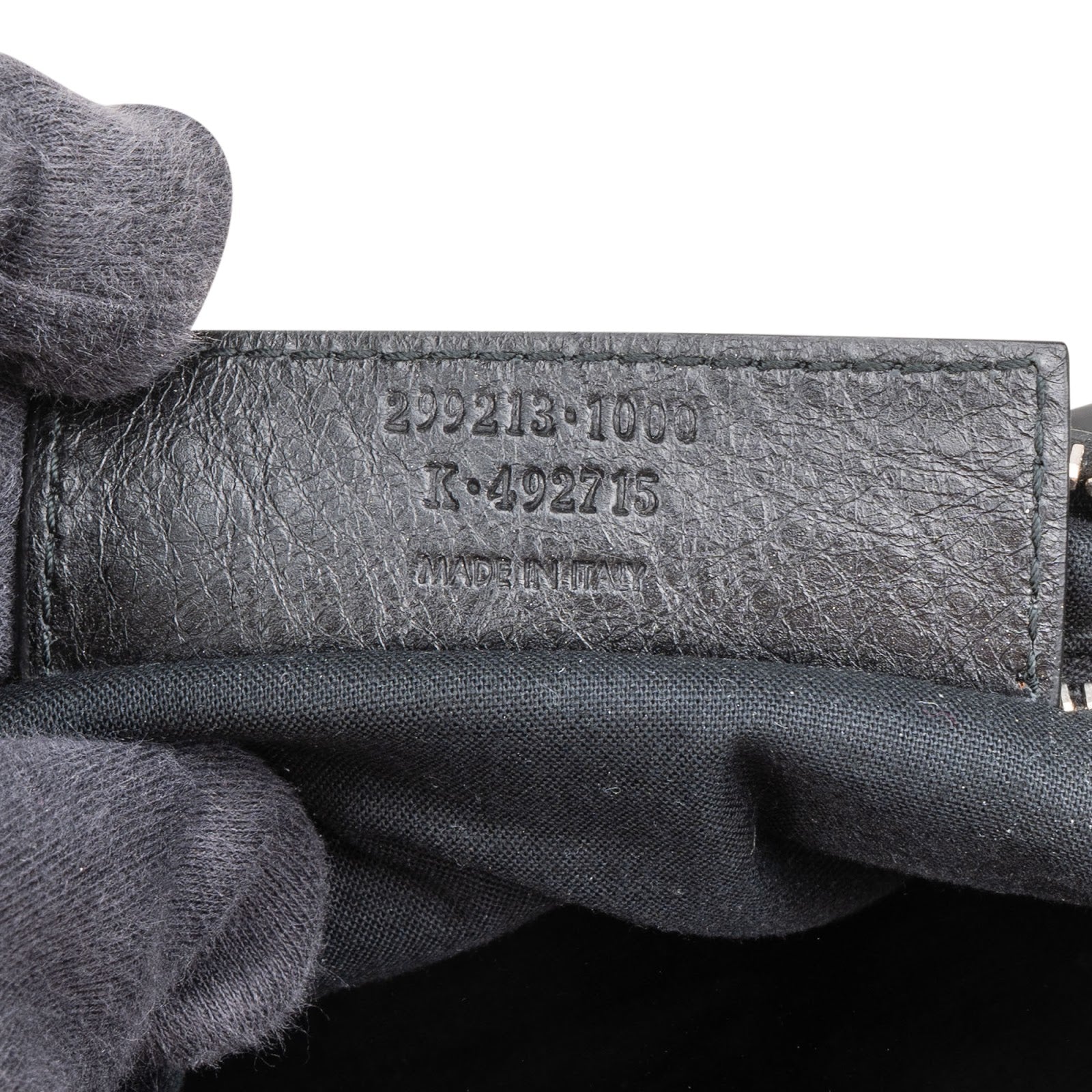 Balenciaga – Arena Leather City Clutch